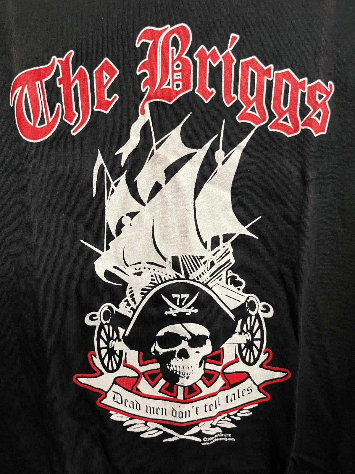 Designer The Briggs T-shirt - LA Punk - Dead Men Don't Tell Tales -M Size US M / EU 48-50 / 2 - 3 Thumbnail