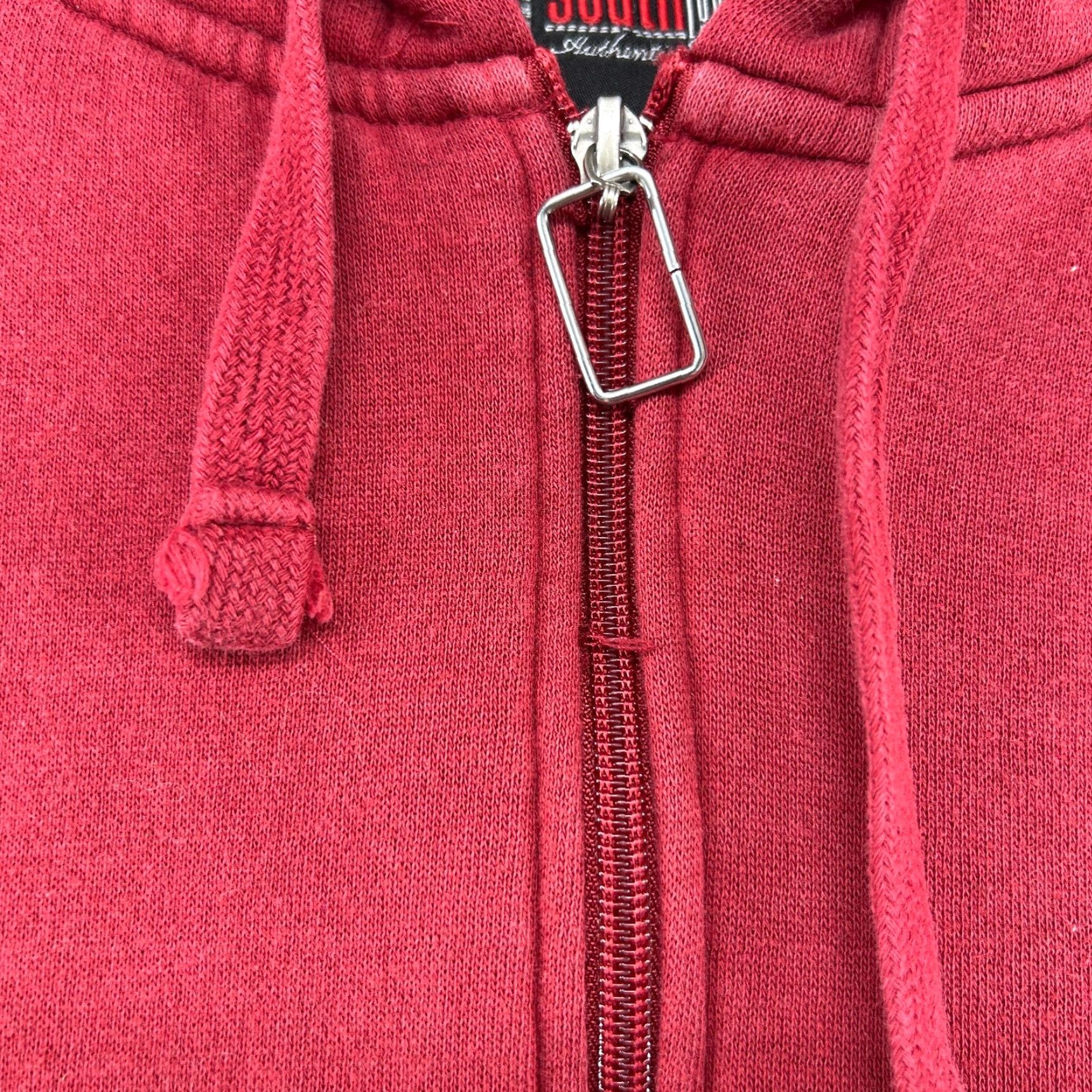 Southpole VINTAGE Southpole Hoodie Mens L Red Full Zip Sherpa Fleece Lined Skater Logo Y2K Size US L / EU 52-54 / 3 - 5 Thumbnail