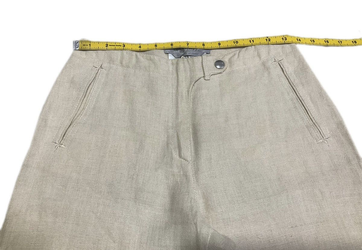 Designer × If Six Was Nine 🔥Archived Vintage Sport Max Mara Flared Linen Pants Size US 27 - 11 Thumbnail