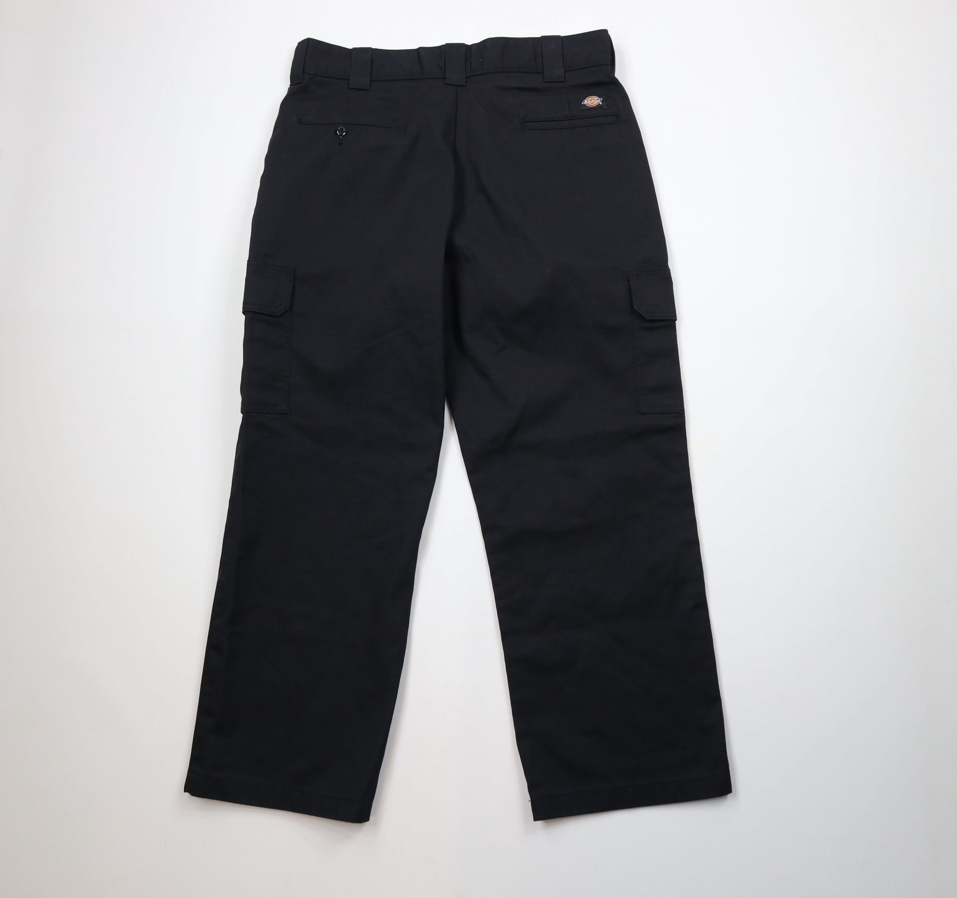 Dickies × Vintage Vintage Y2K Dickies Straight Wide Leg Cargo Pants Black Size US 36 / EU 52 - 9 Thumbnail