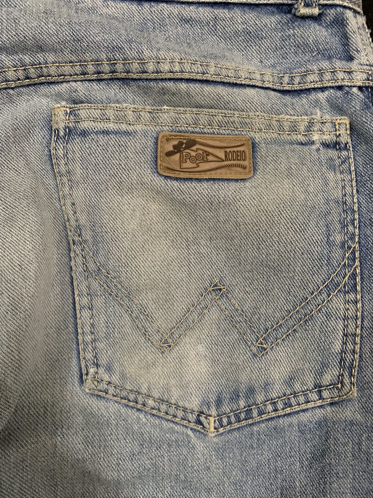 JNCO Vintage Japanese Brand Pool Blue Wash Baggy Distressed Jeans Size US 32 / EU 48 - 13 Thumbnail