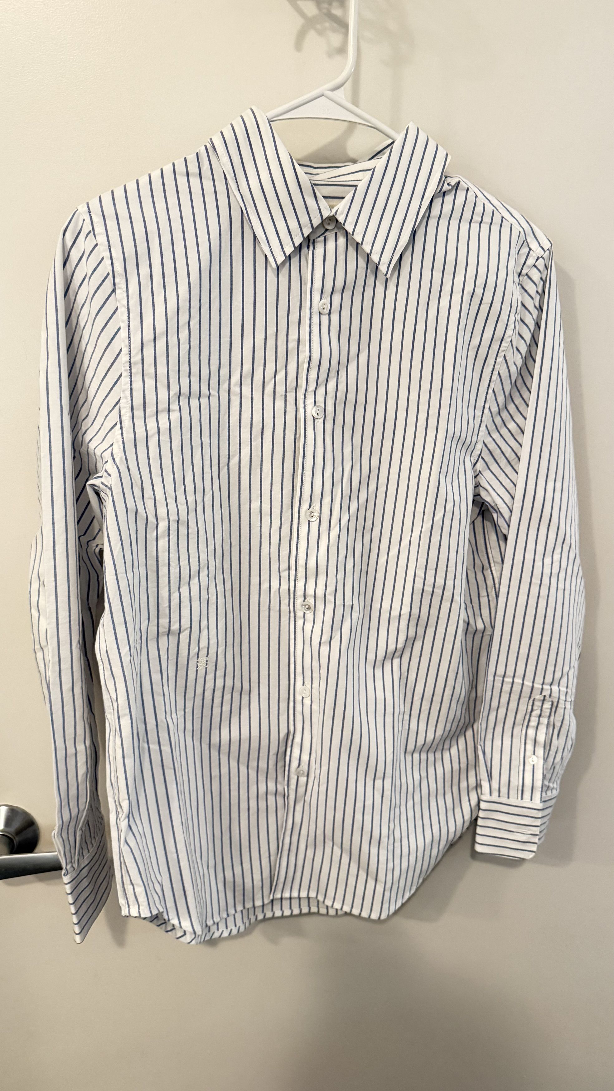 Aime Leon Dore ALD LS Blue Stripe Poplin Shirt Size US XS / EU 42 / 0 - 1 Thumbnail