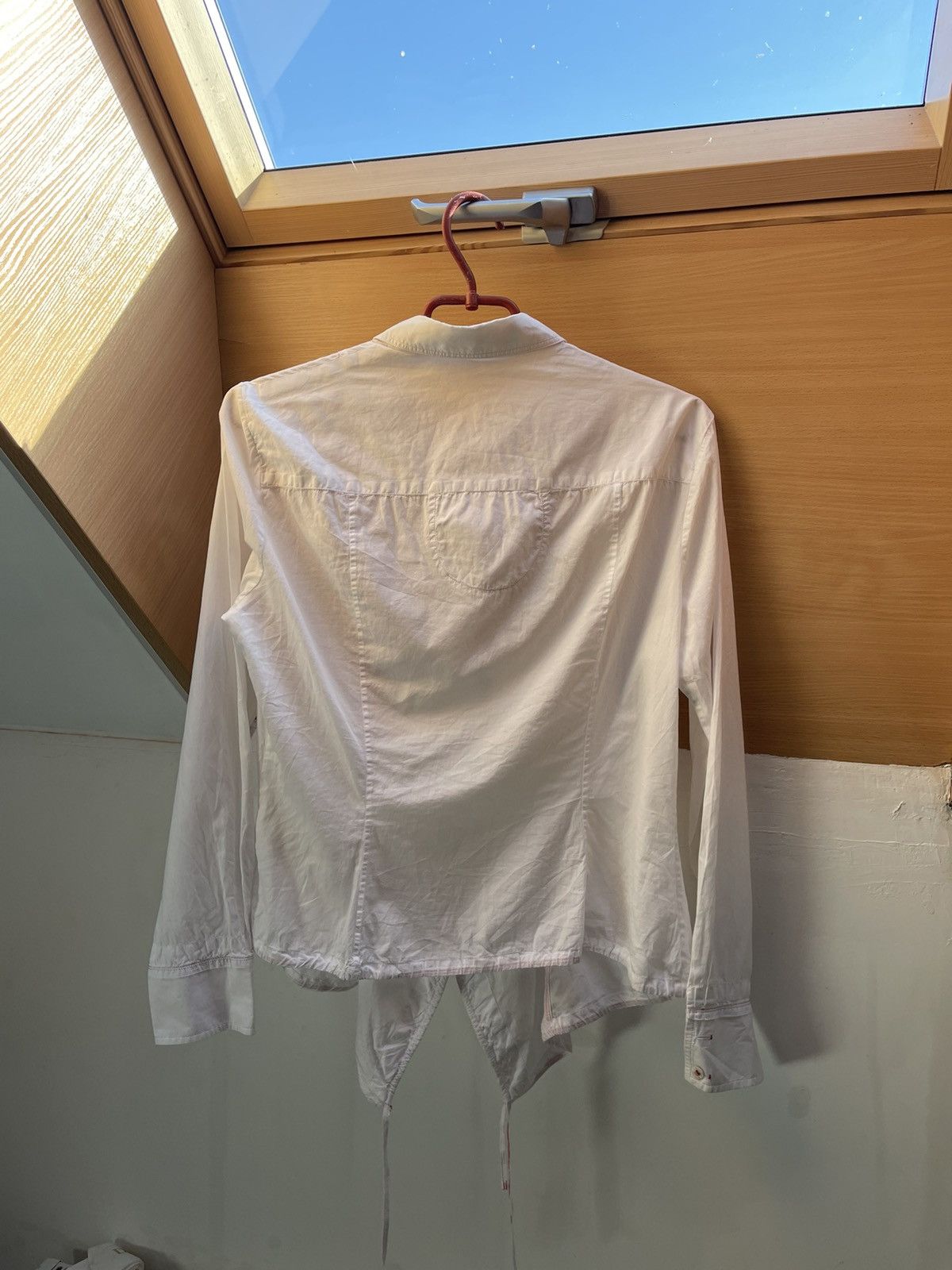 Marithe + Francois Girbaud marithe francois girbaud shirt women L white Le Jan De Y2K Size L / US 10 / IT 46 - 9 Thumbnail