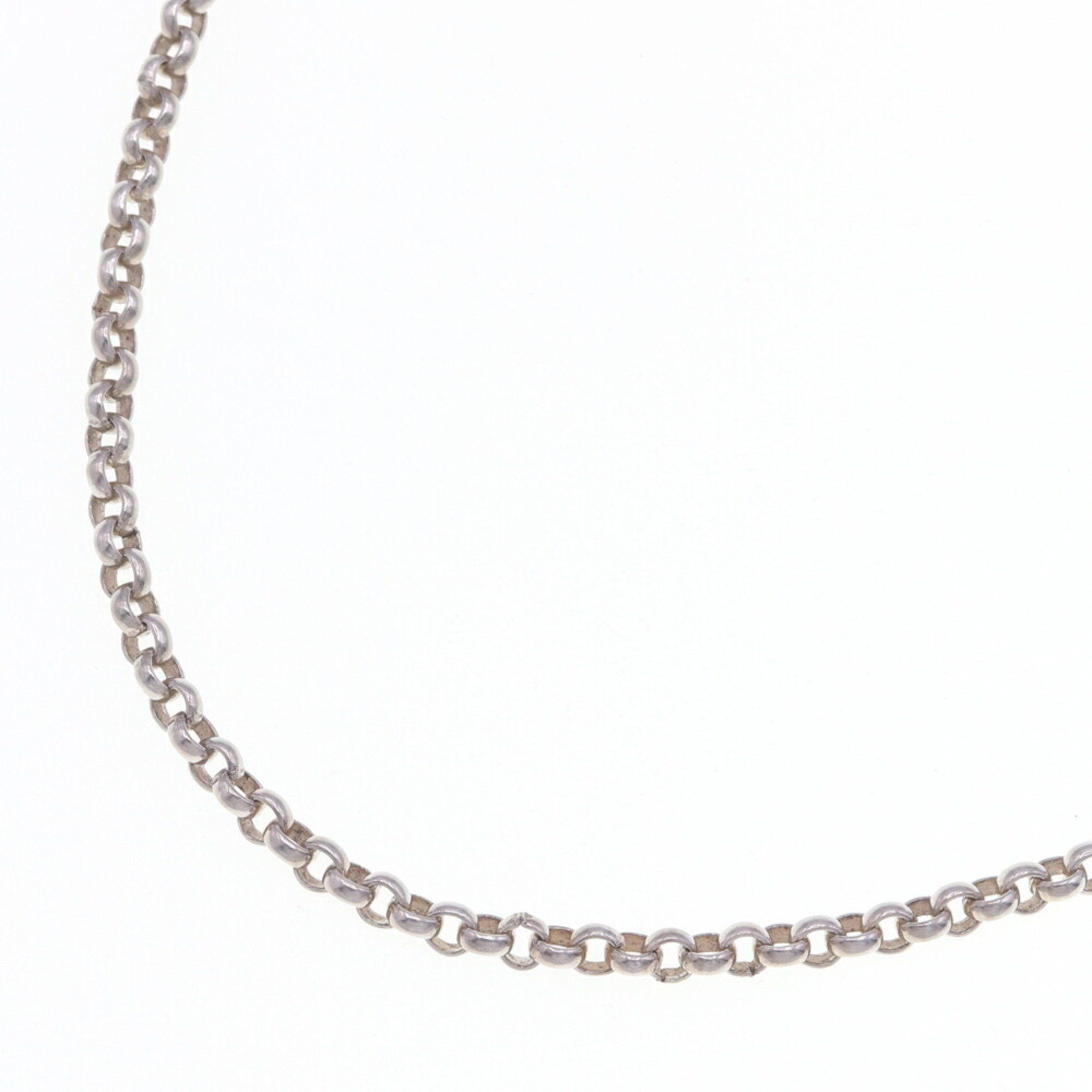 image of Hermes Necklace Silver Sv Sterling 925 Choker Pendant Women's Hermes