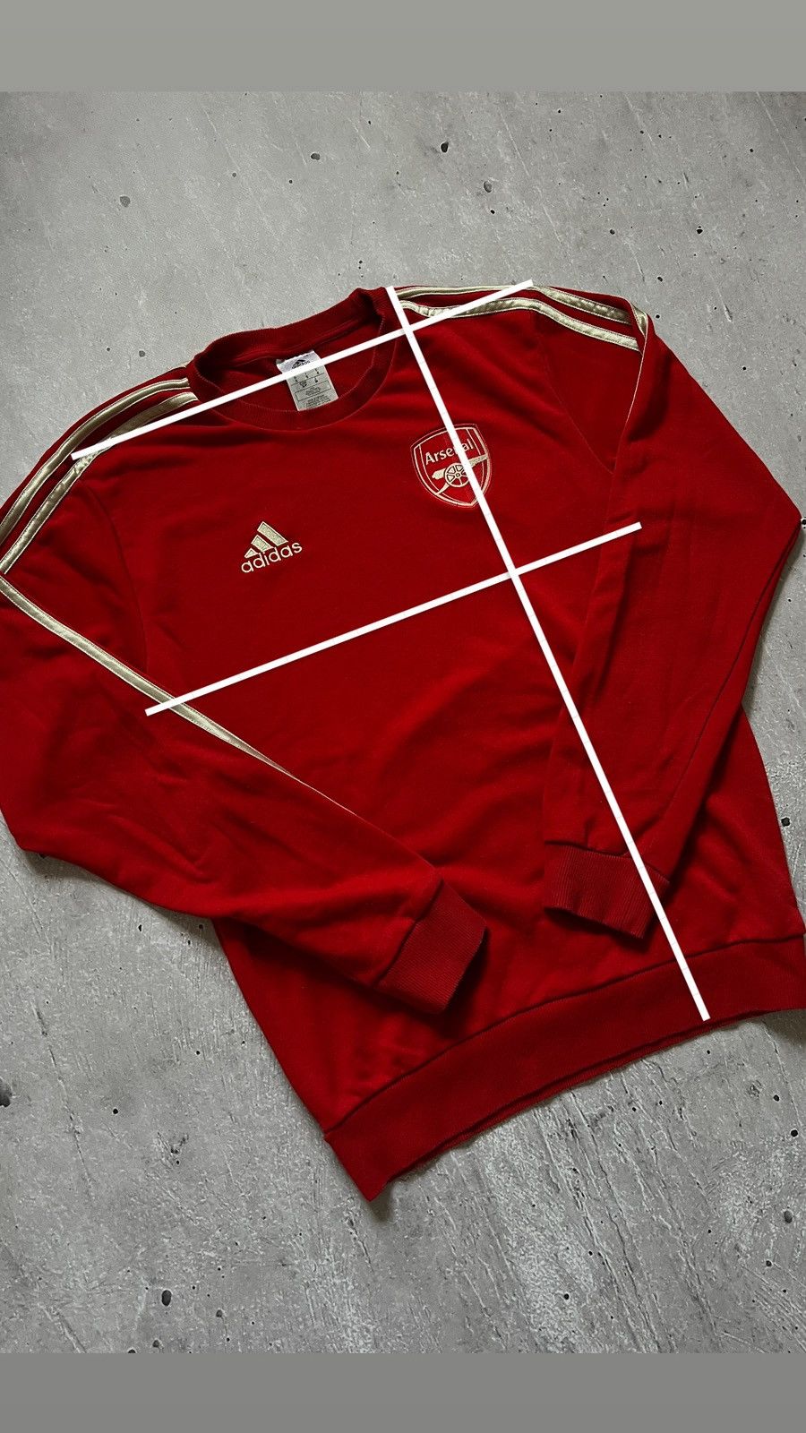 Adidas Adidas Drill Top ARSENAL 2020/21 Football Sweatshirt S Size US S / EU 44-46 / 1 - 11 Thumbnail