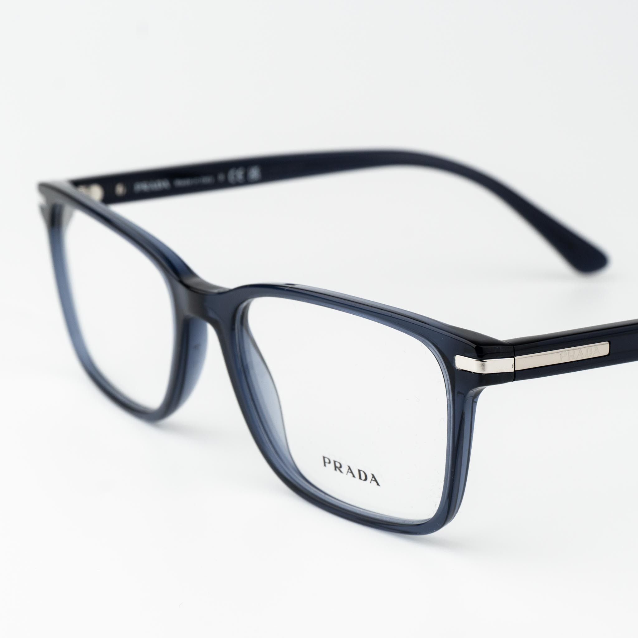 Prada Prada Men Eyeglasses Square Unisex PR14WV 08Q1O1 BRAND NEW Size ONE SIZE - 5 Thumbnail