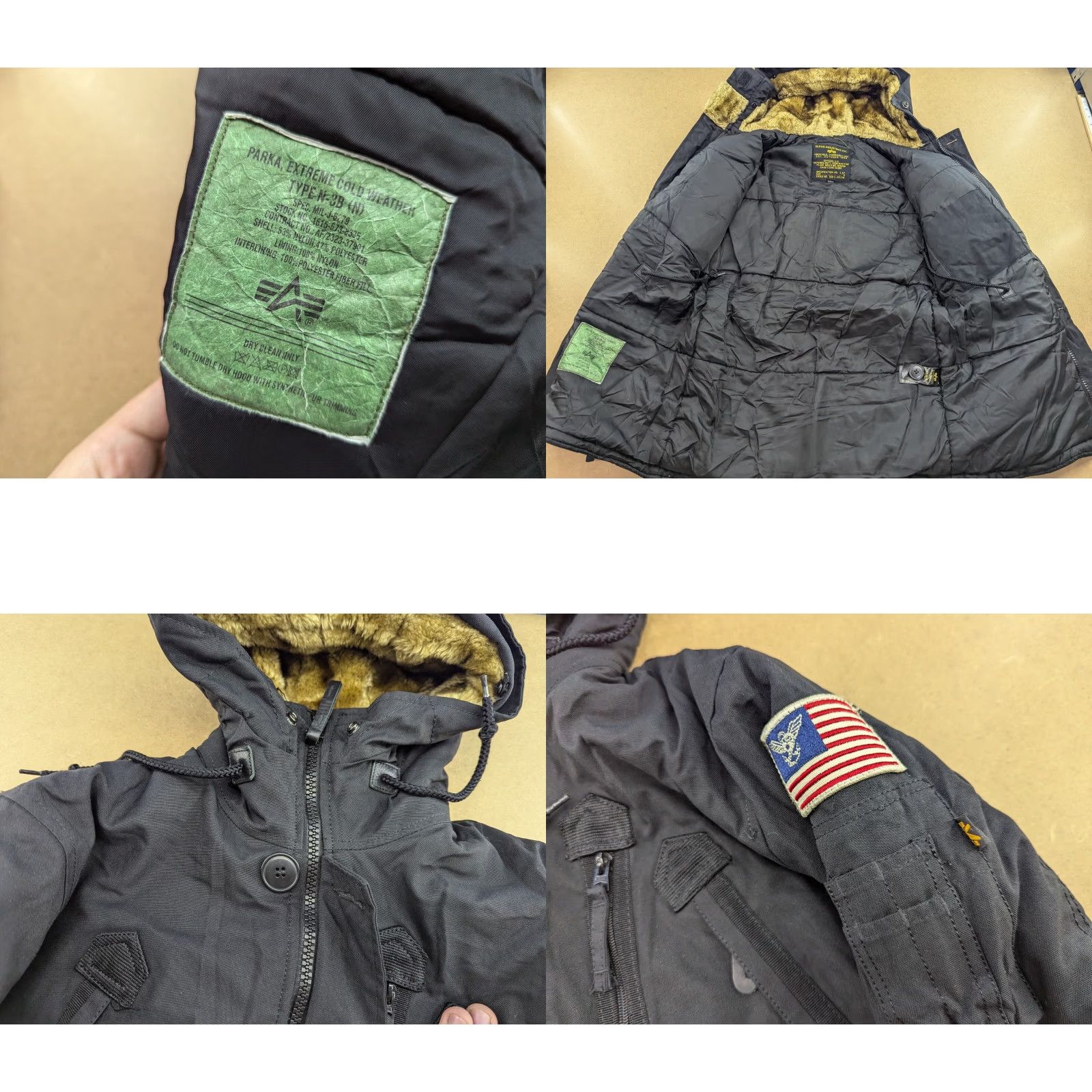 Alpha Industries Alpha Industries N-3B Winter Parka Jacket Womens Size S Black Hooded Thermal Waterproof Full Zip Long Sleeve Casual Outdoor Holiday Parka Womens S Size S / US 4 / IT 40 - 9 Thumbnail