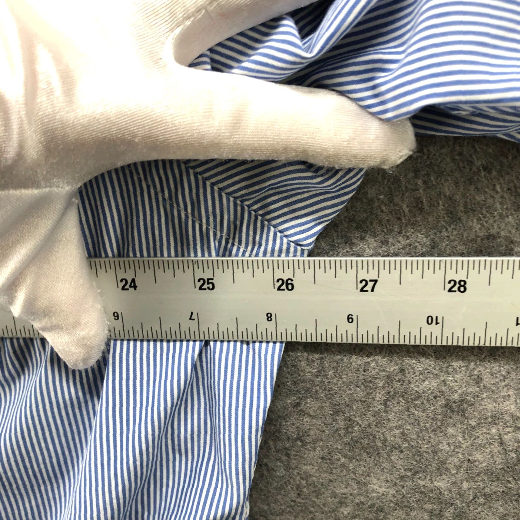 Polo Ralph Lauren Ralph Lauren Button-Down Shirt Mens XL Blue White Striped Cotton Button Down Size US XL / EU 56 / 4 - 6 Thumbnail