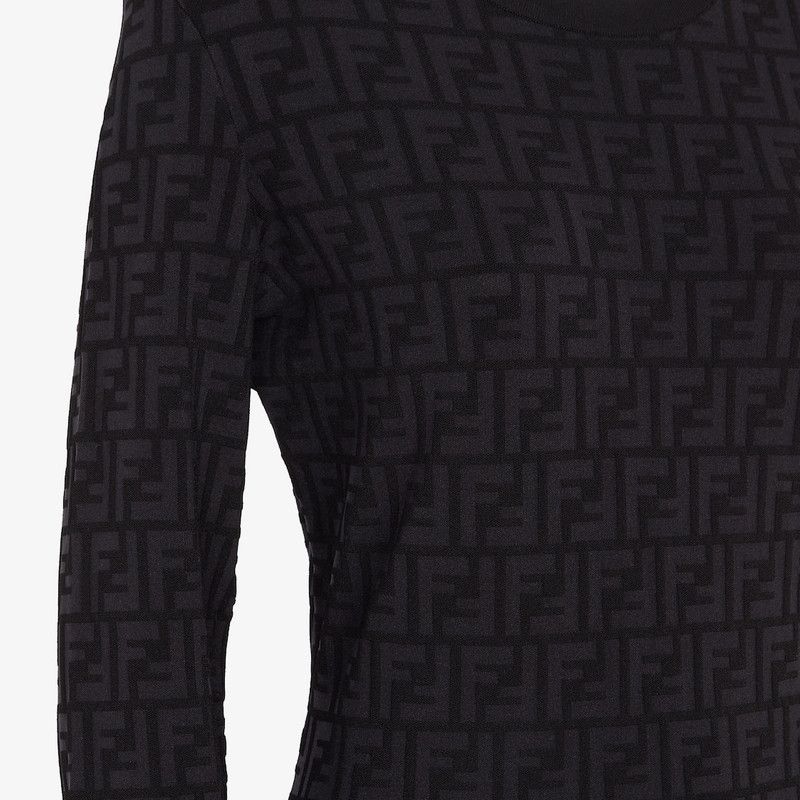 Fendi o1s1wg110326 Dress in Black Size M / US 6-8 / IT 42-44 - 3 Thumbnail