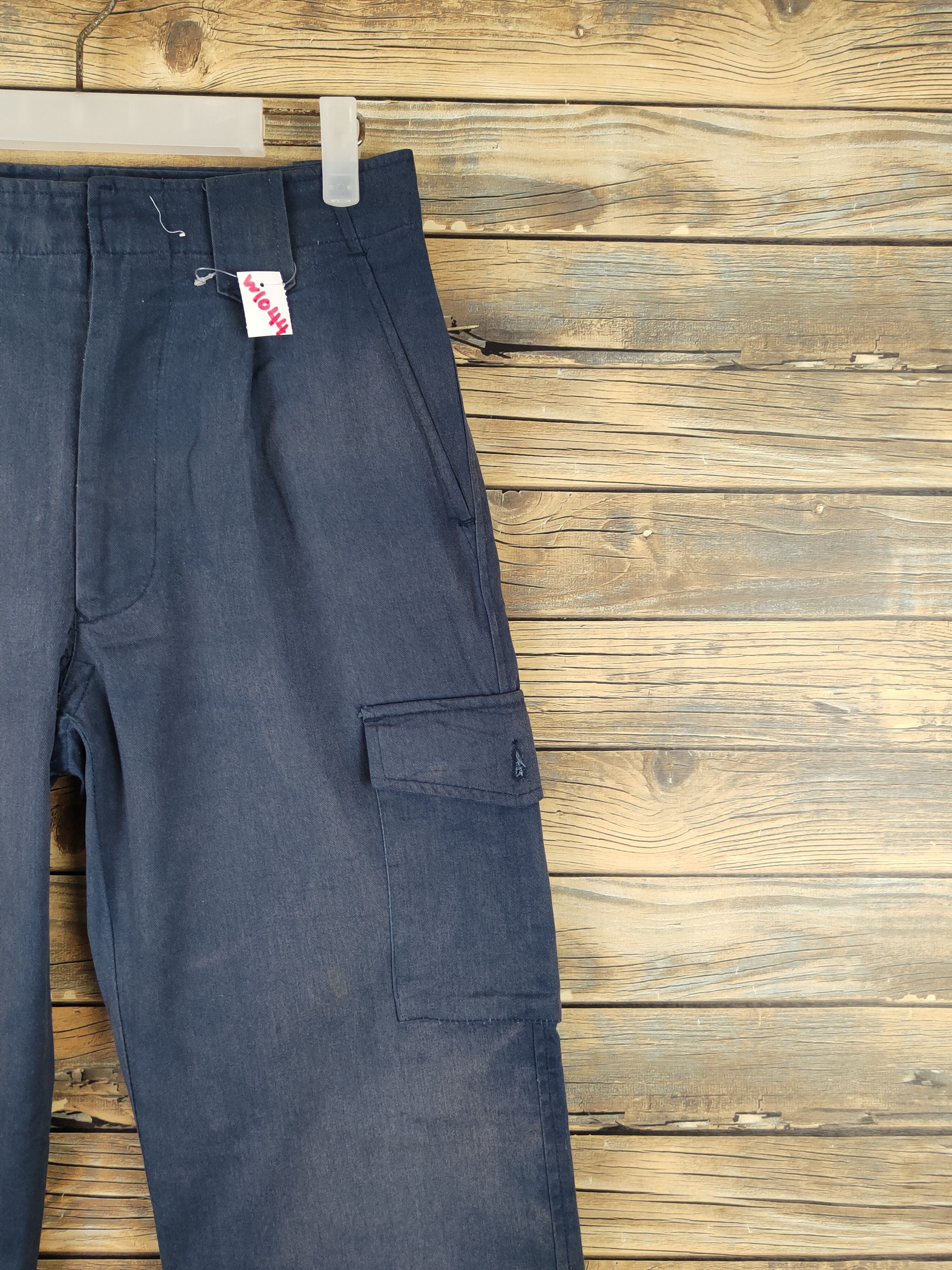 Japanese Brand Japanese Brand Navy Faded Multipocket Cargo Pants #W1044 Size US 28 / EU 44 - 5 Thumbnail