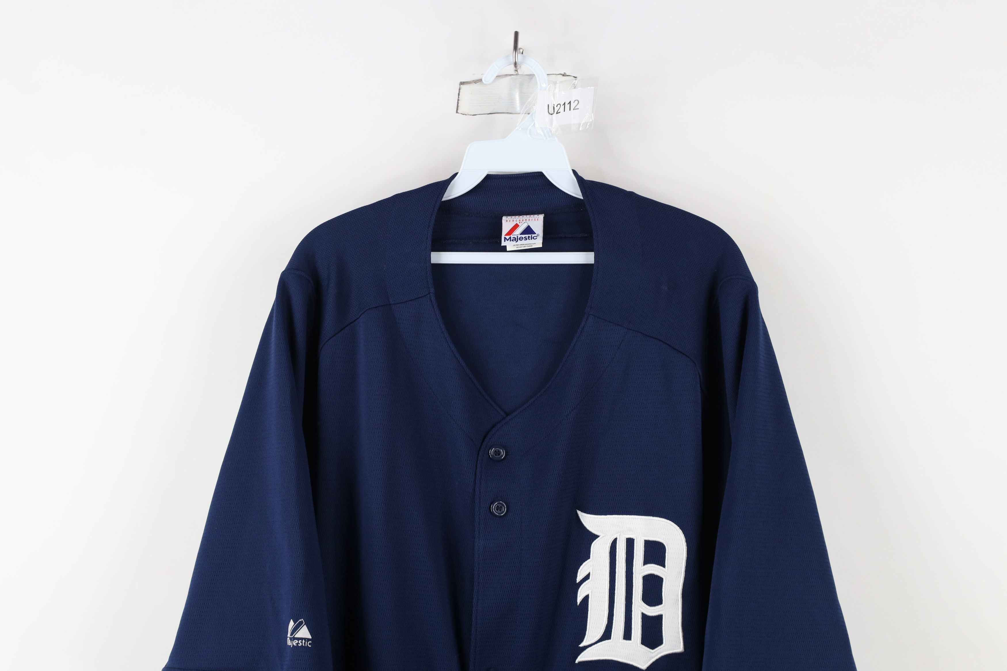 Majestic × Vintage Vintage Majestic Detroit Tigers Baseball Jersey Blue #15 Size US XXL / EU 58 / 5 - 2 Thumbnail