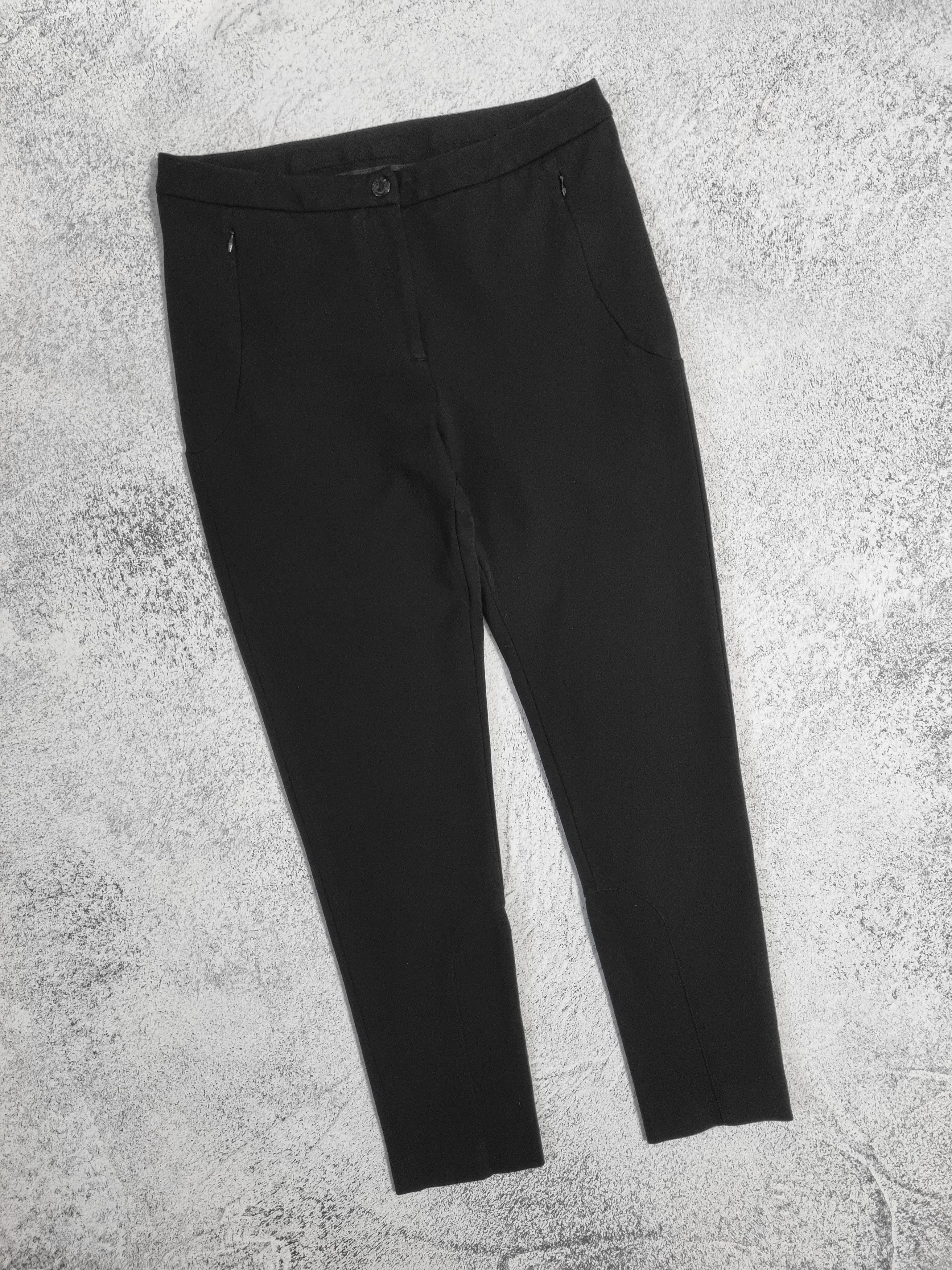 Moncler Moncler Black Pantalone Viscose Jegging Pants Size 30" / US 8 / IT 44 - 2 Thumbnail