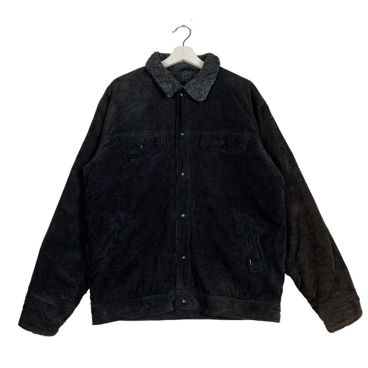 Stussy 🔥 VINTAGE STUSSY FUR TRIM CORDUROY JACKET Size US M / EU 48-50 / 2 - 3 Thumbnail