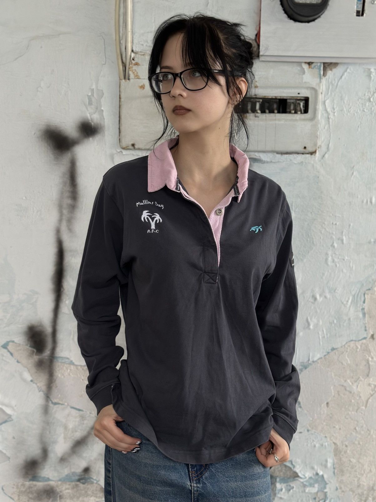 Alex Mullins VTG Women’s Mullins Bay R.F.C Long-sleeve T-shirts Size 14 Size XL / US 12-14 / IT 48-50 - 1 Thumbnail