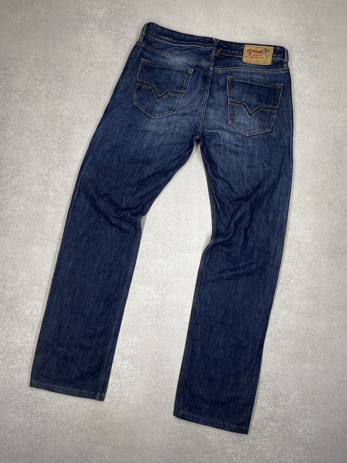 Diesel Mens Diesel Larkee Denim Jeans Blue Y2K Size US 33 - 1 Thumbnail