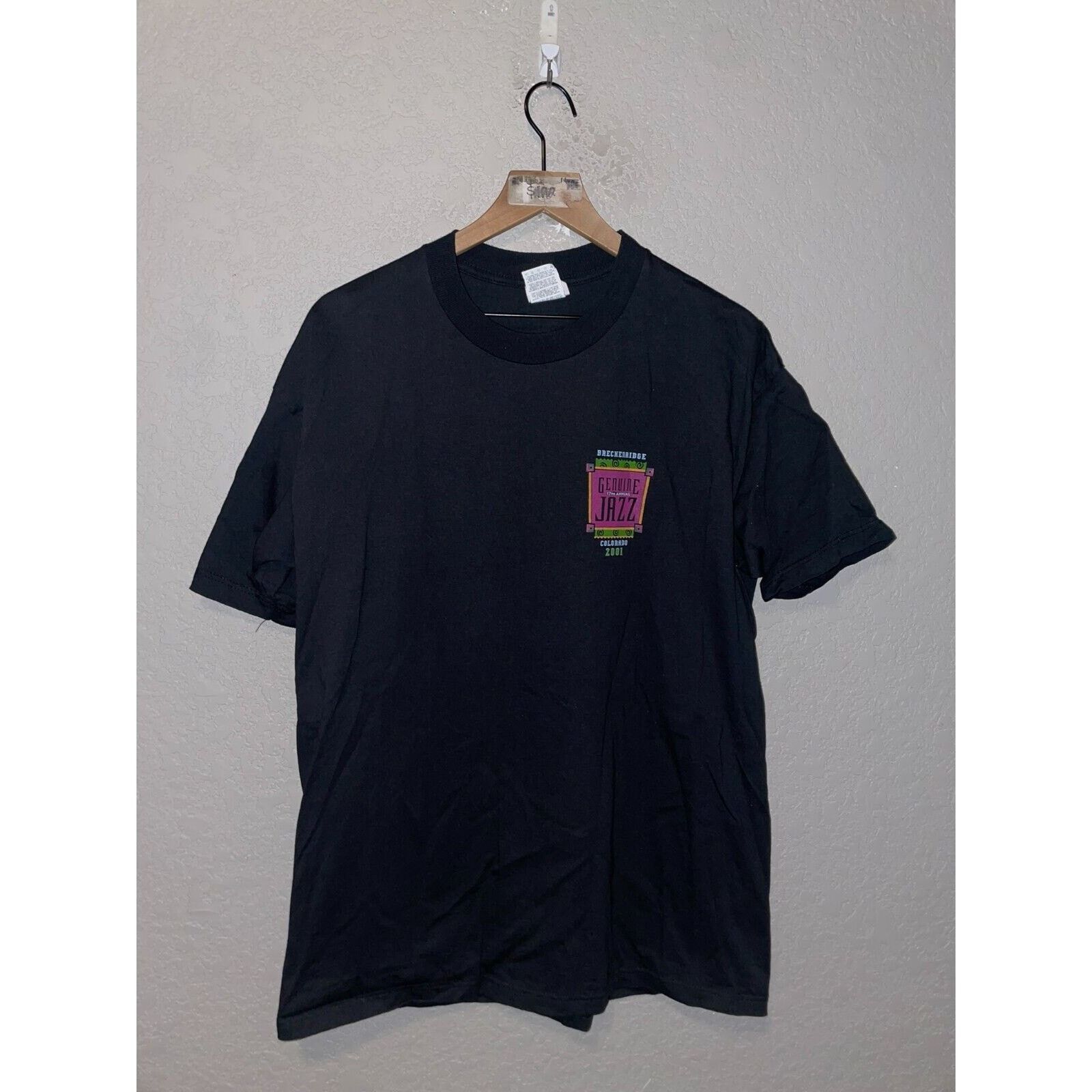 Jerzees Vintage Breckenridge Shirt 17th Genuine Jazz Festival Tee L Size US L / EU 52-54 / 3 - 2 Thumbnail