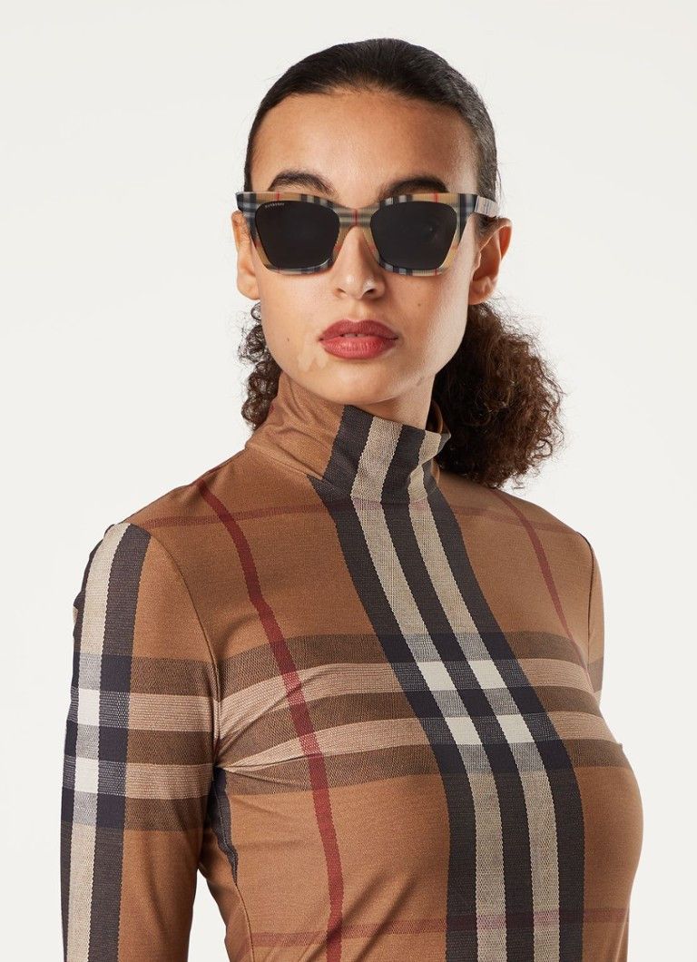 Burberry NEW Burberry BE4346 ELSA 394487 Brown Grey Women Sunglasses Size ONE SIZE - 12 Thumbnail