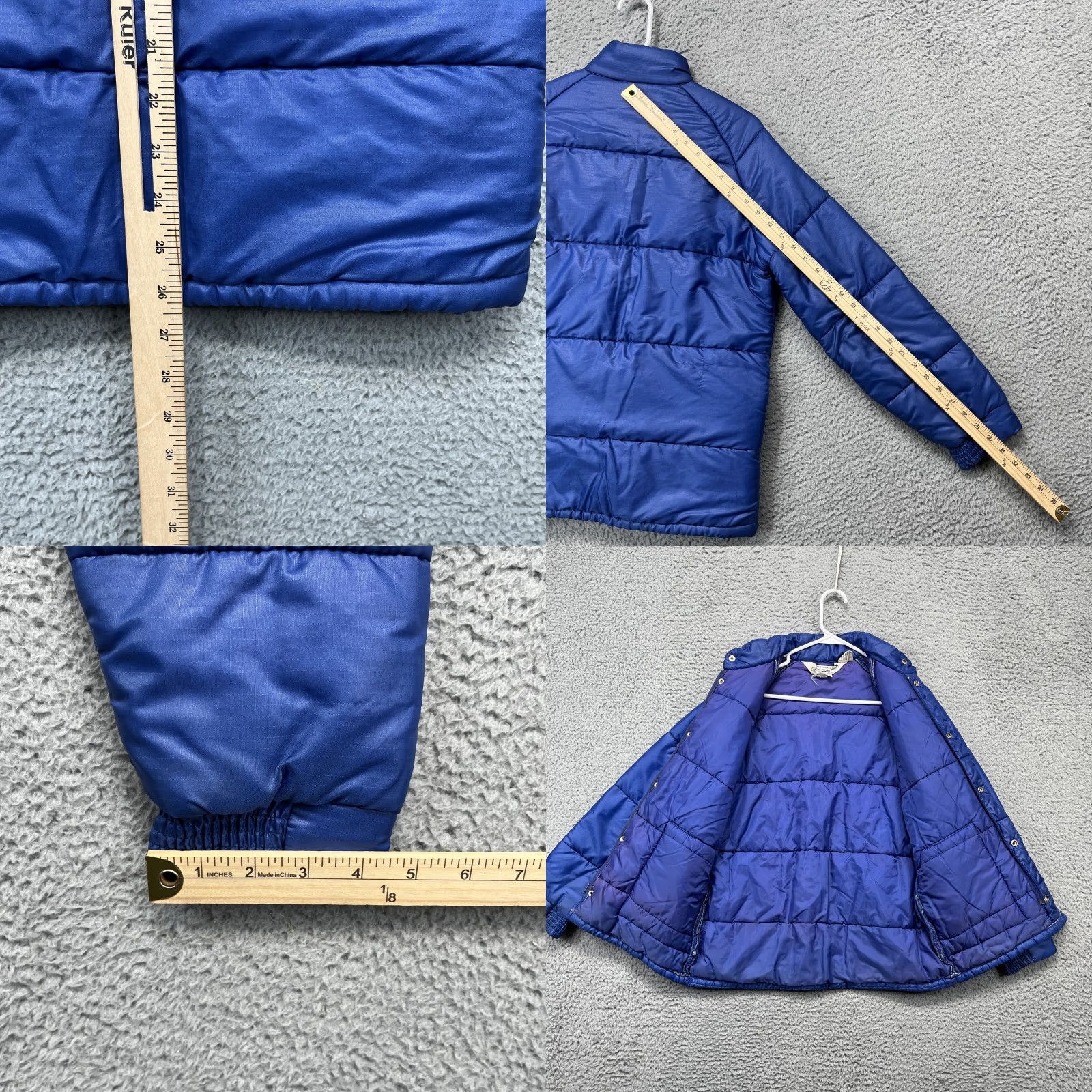 Vintage VINTAGE Kmart Puffer Jacket Mens Large Blue Water Repellent Quilted Nylon 90s Size US L / EU 52-54 / 3 - 9 Thumbnail
