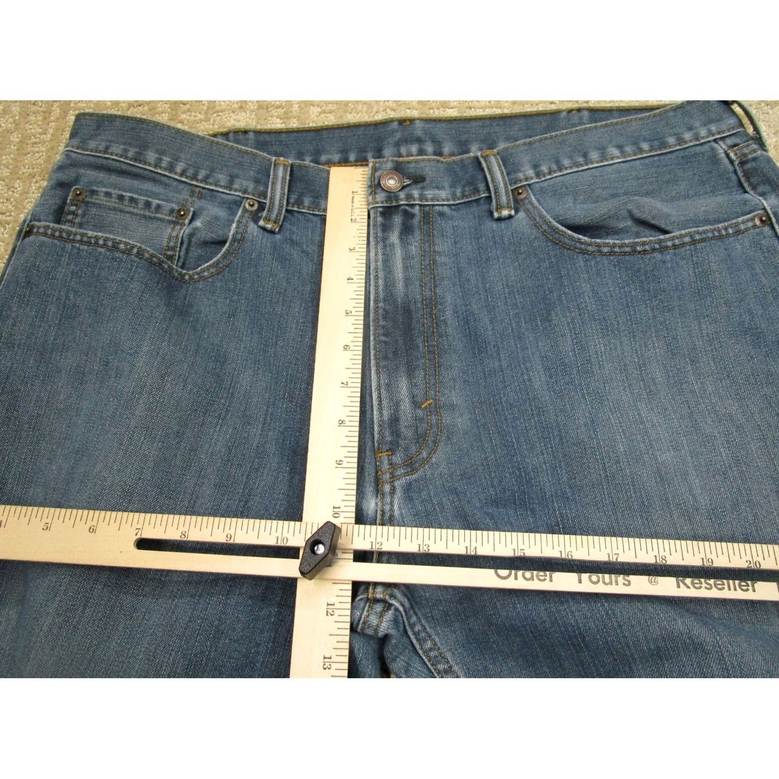 Levi's Levi's 559 Jeans Men 38x34 Light Blue Straight Relaxed Denim Pocket Logo Vintage No Size US 38 / EU 54 - 7 Thumbnail