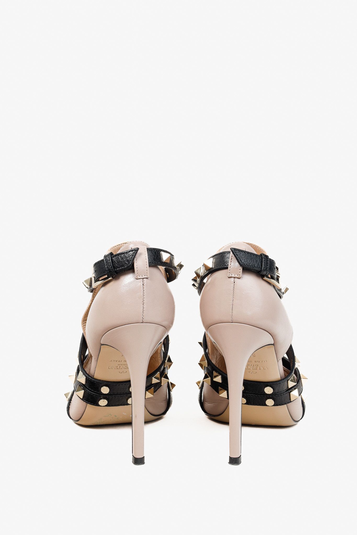 Valentino Valentino Garavani Rockstud Studwrap Open-Toe Boots Size US 5 / IT 35 - 3 Thumbnail