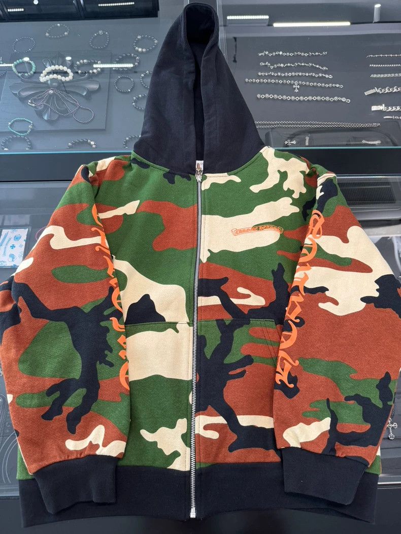 Chrome Hearts Chrome Hearts Camo Matty Zip Hoodie-yf Size US L / EU 52-54 / 3 - 1 Thumbnail