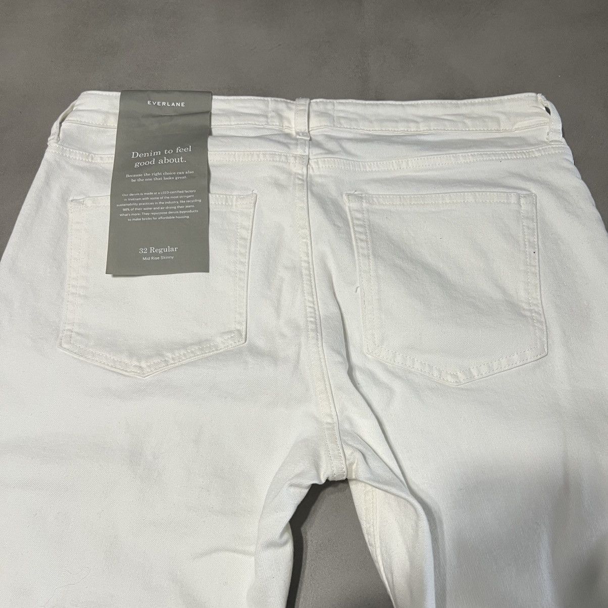 Everlane Mid Rise Skinny Jean Size 32" / US 10 / IT 46 - 6 Thumbnail