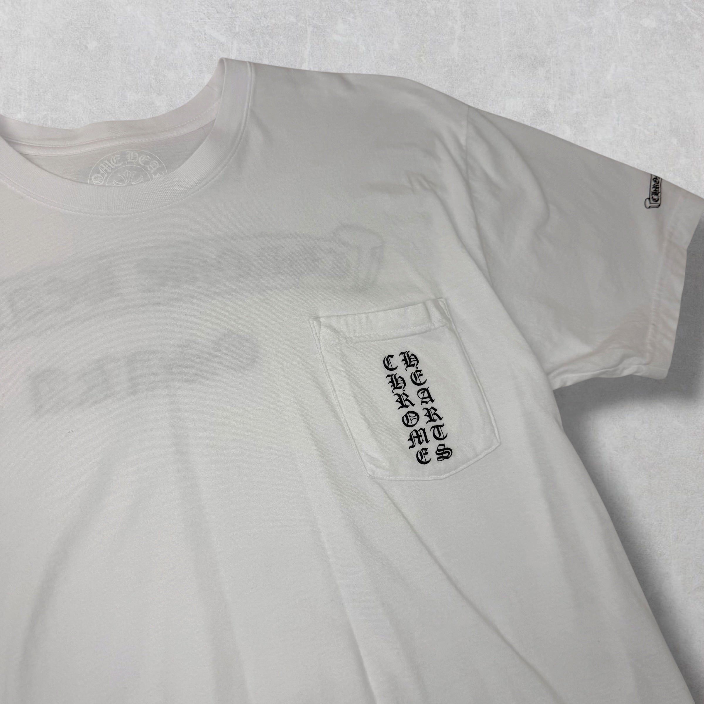 Chrome Hearts Chrome Hearts Osaka Scroll Logo Tee White XL Size US XL / EU 56 / 4 - 3 Thumbnail