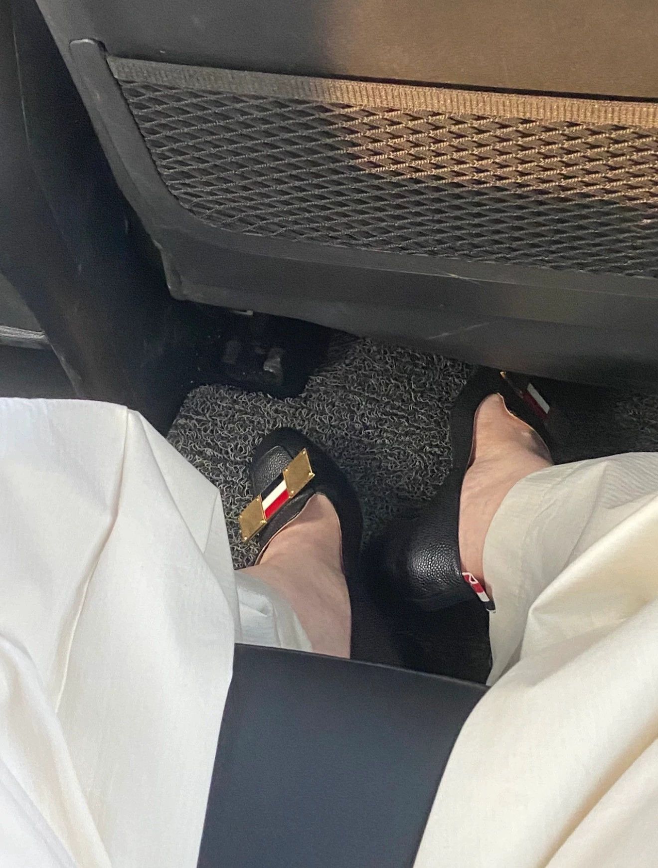 Thom Browne Thom Browne Women's 38 Three-Tone Toe Leather Slip-On Flats Size US 7.5 / IT 37.5 - 8 Thumbnail