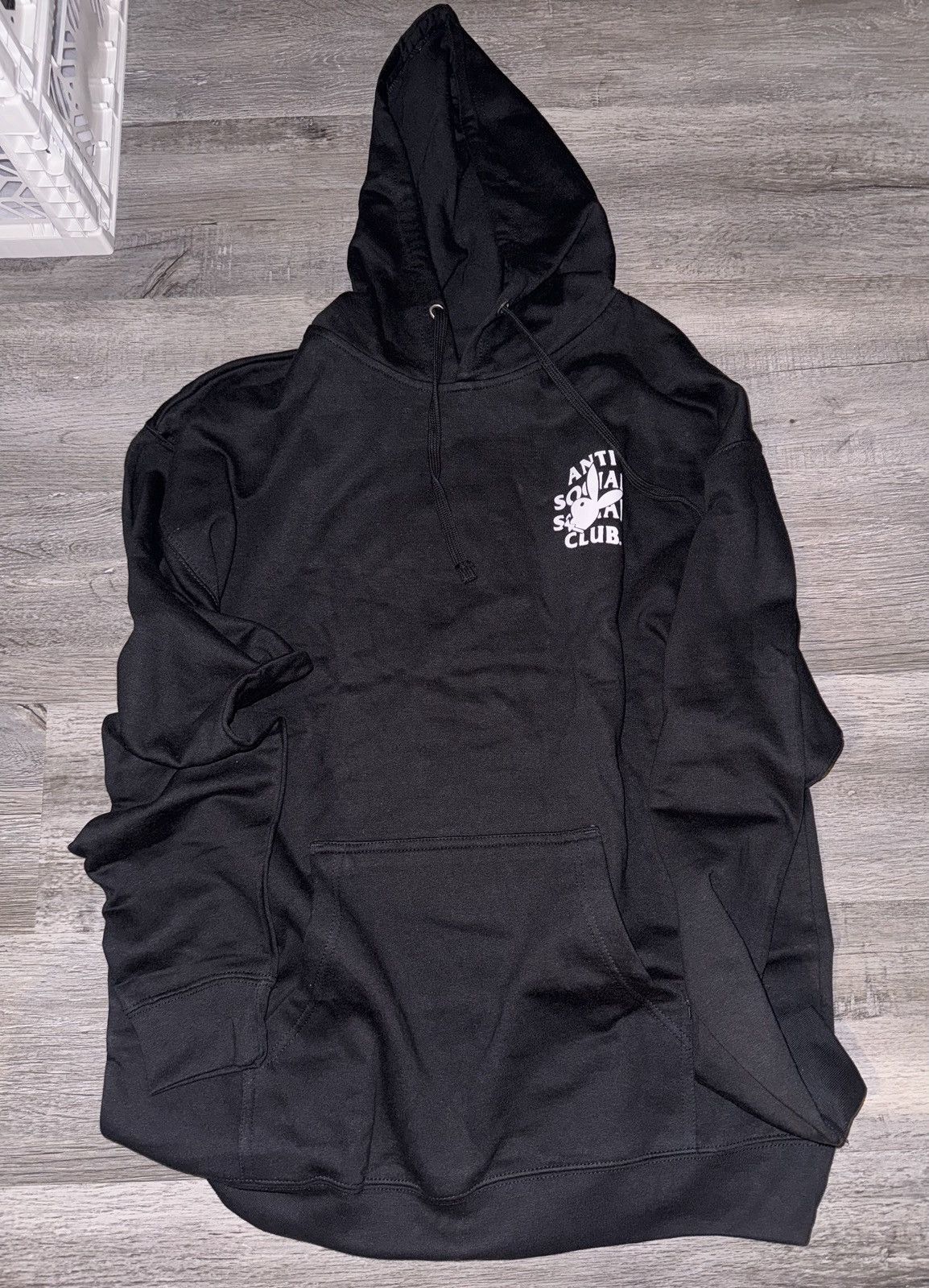 Image of Anti Social Social Club Playboy Hoodie in Black, Men's (Size XL)