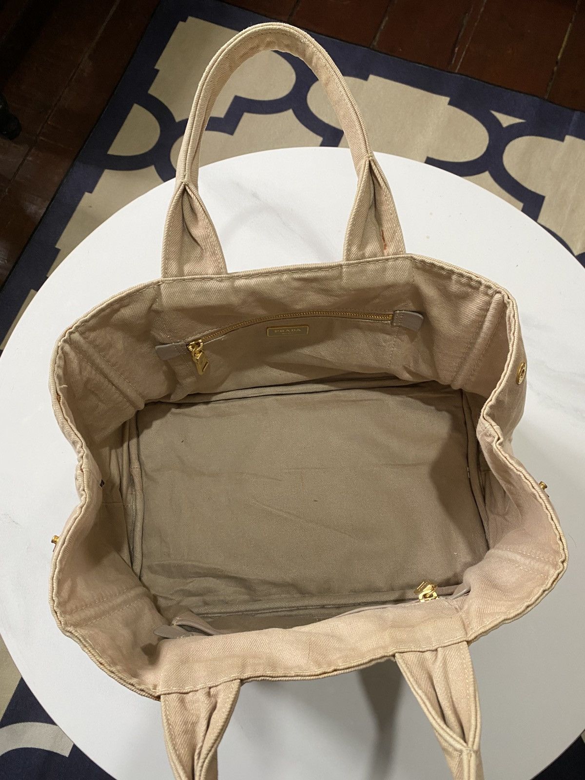Prada Prada Canapa Tote Bags Size ONE SIZE - 17 Thumbnail