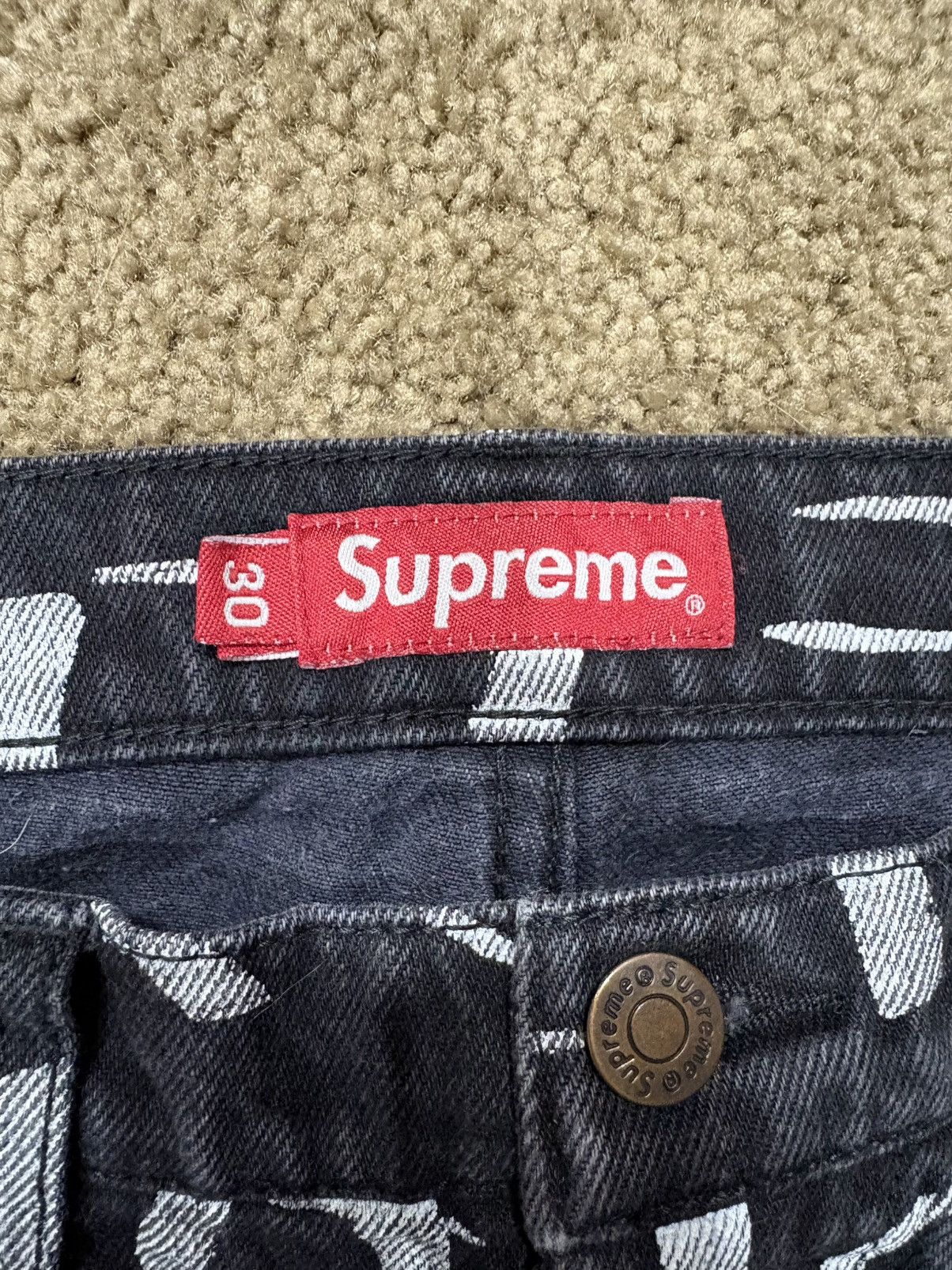Supreme Supreme Ark Denim Pant (Black) – FW20 Size US 30 / EU 46 - 3 Thumbnail