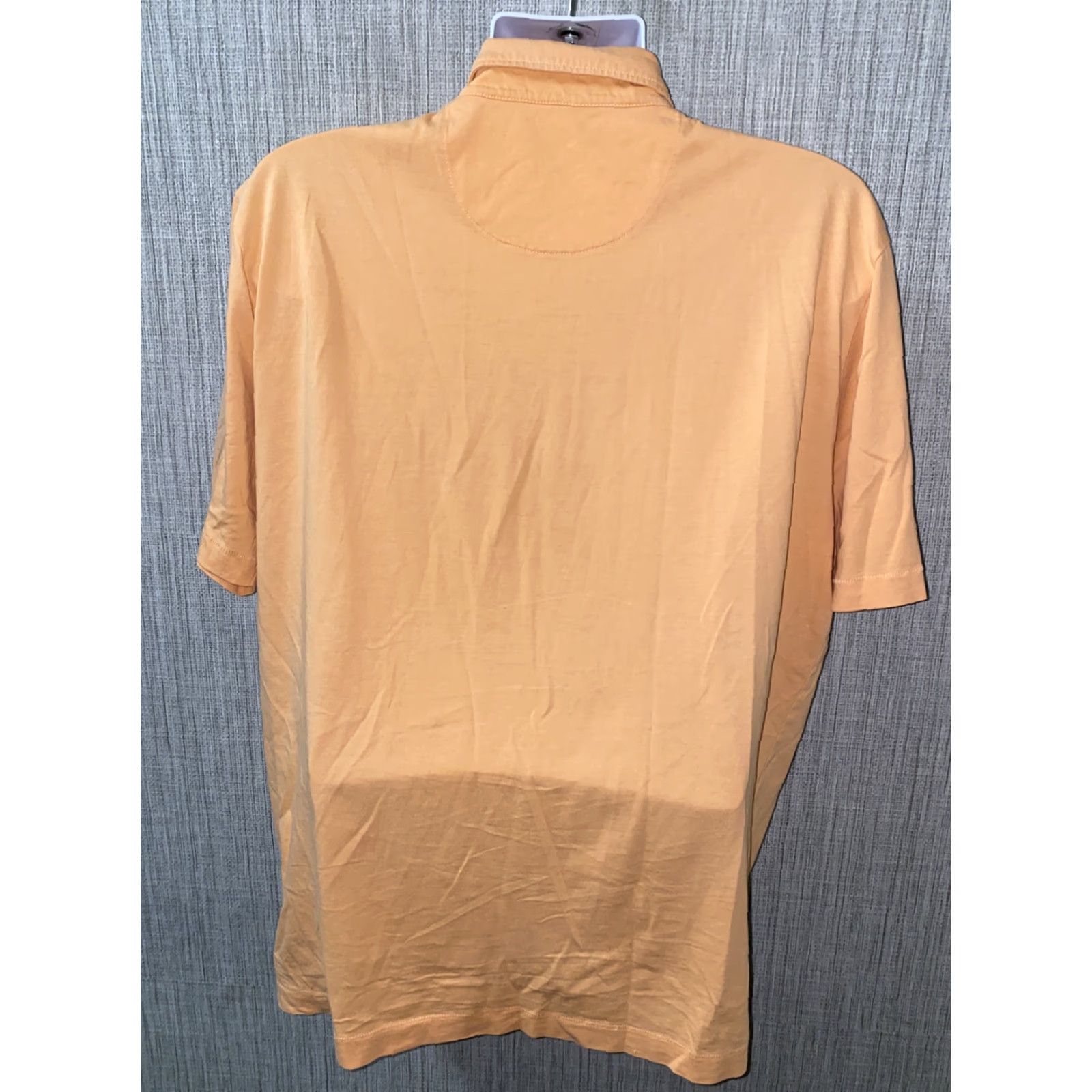 Tommy Bahama Tommy Bahama Relax Mens Orange Short Sleeve Golf Polo Shirt Size L Pima Cotton Size US L / EU 52-54 / 3 - 4 Thumbnail