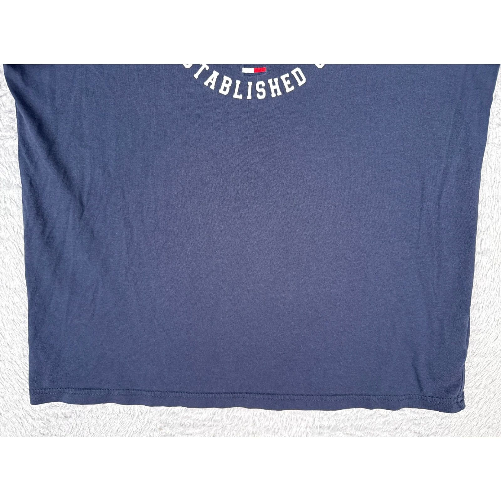 Tommy Hilfiger Tommy Hilfiger Jeans Shirt Adult Medium Blue Short Sleeve Crew Neck Cotton Logo Size US M / EU 48-50 / 2 - 5 Thumbnail