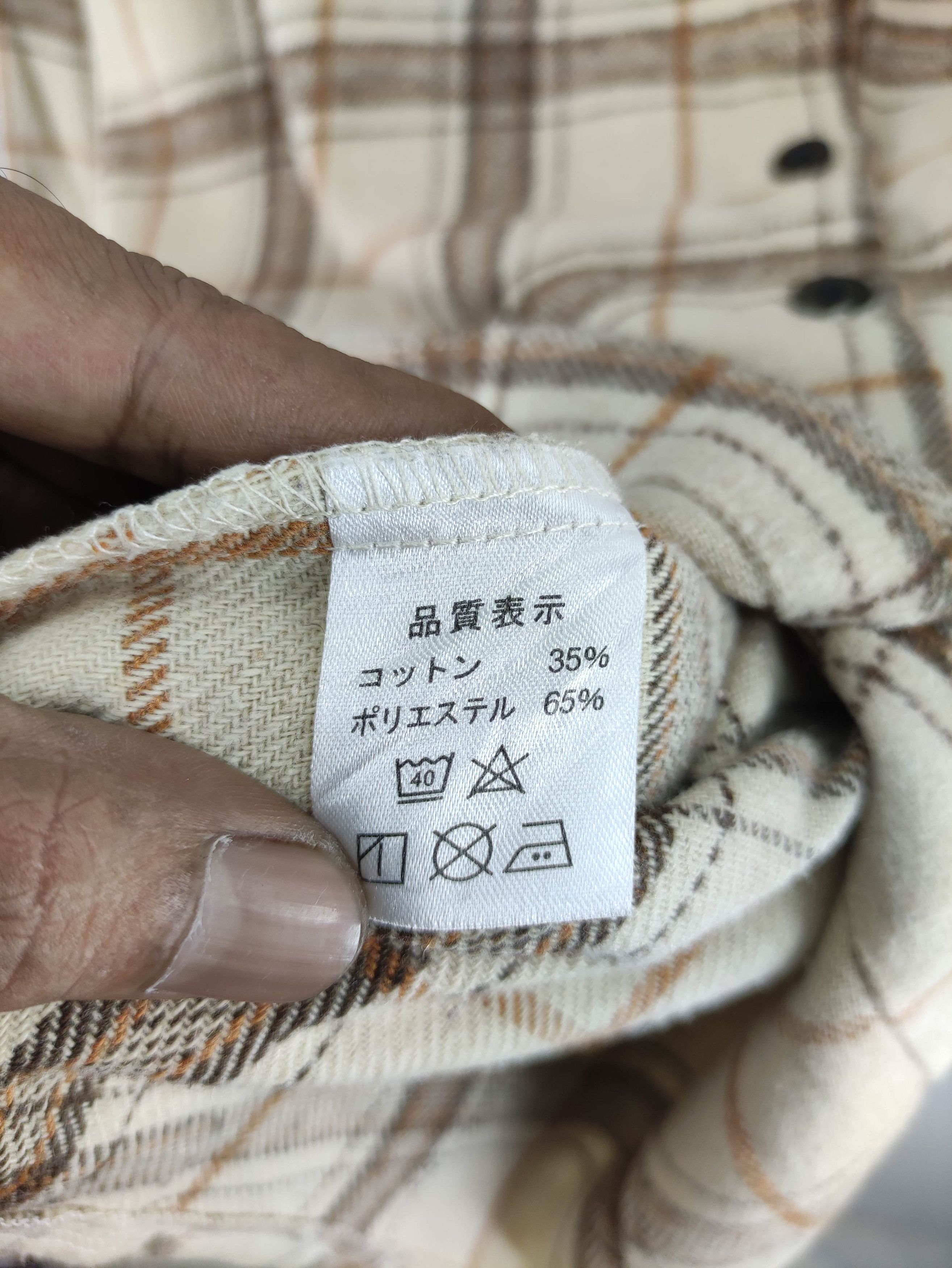 Japanese Brand Vintage Flannel Shirt Button Long Sleeve Up By Girly Doll Size XL / US 12-14 / IT 48-50 - 4 Thumbnail