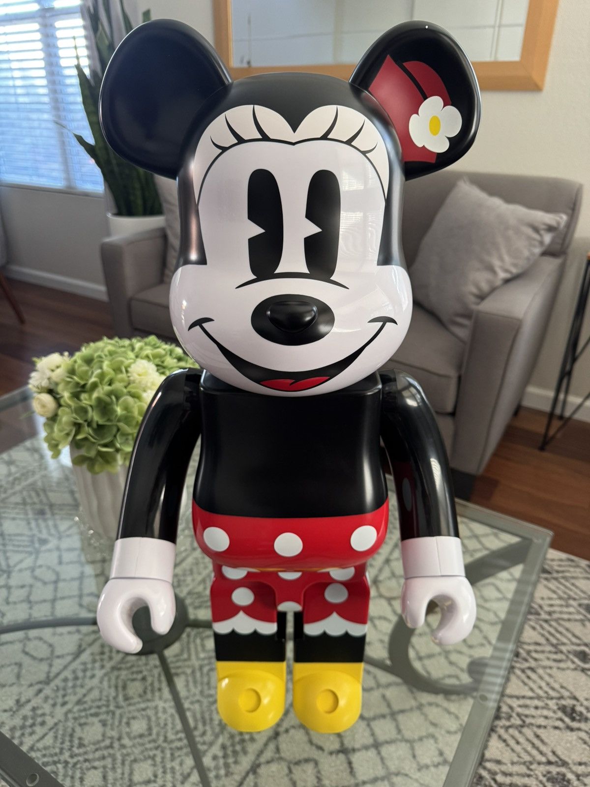 Disney Disney Minnie Mouse Classic Mickey Bearbrick 1000% Figure Size ONE SIZE - 1 Thumbnail