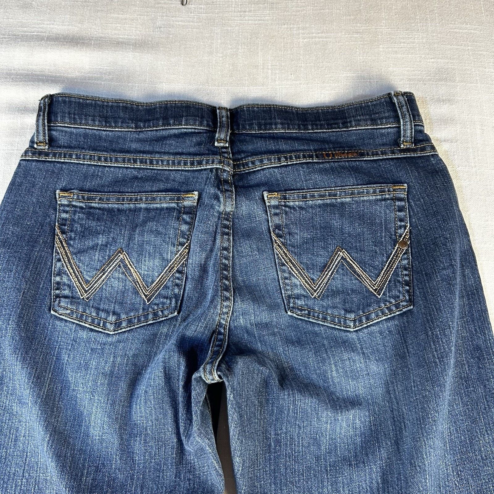 Wrangler Wrangler Q-Baby No Gap Waist Riding Jeans Women's 7/8 32" Size 30" / US 8 / IT 44 - 10 Thumbnail