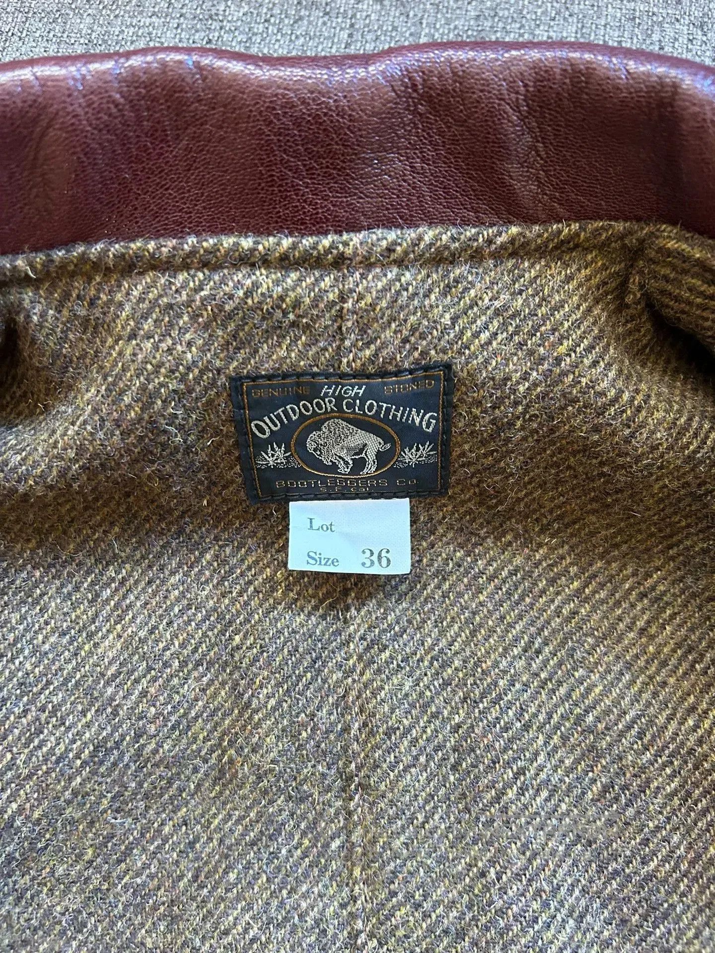Freewheelers freewheelers leather jacket in burgundy. Size US S / EU 44-46 / 1 - 8 Thumbnail