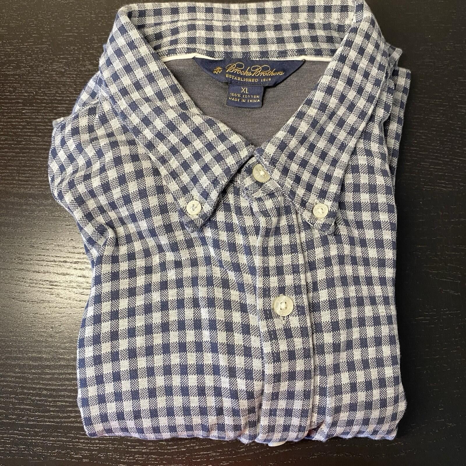 Brooks Brothers Brooks Brothers 1818 Gray Plaid Button Down Shirt Men XL Size US XL / EU 56 / 4 - 1 Thumbnail