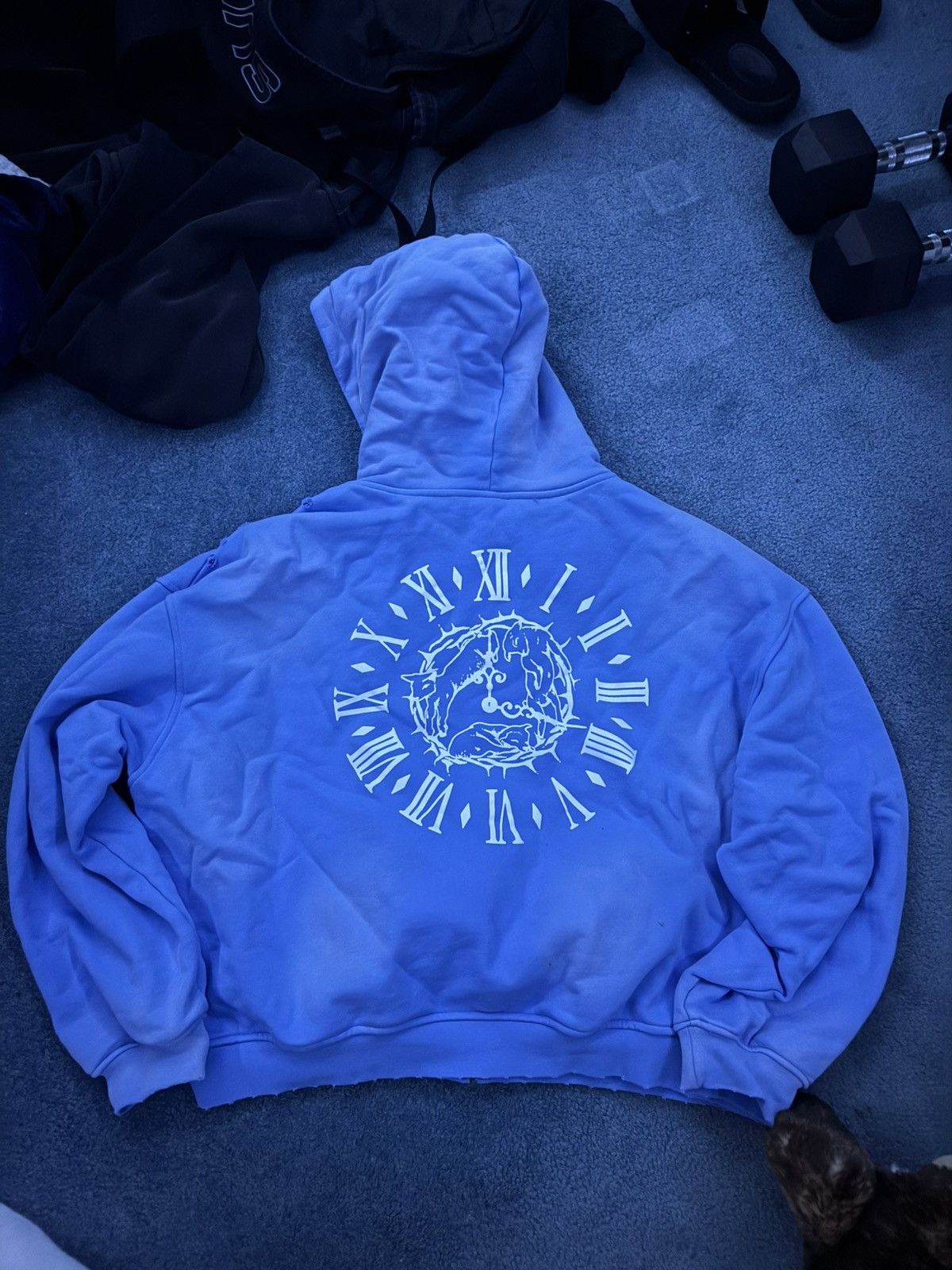 Other Prayers avenue Blue cropped zip up Size US L / EU 52-54 / 3 - 2 Thumbnail