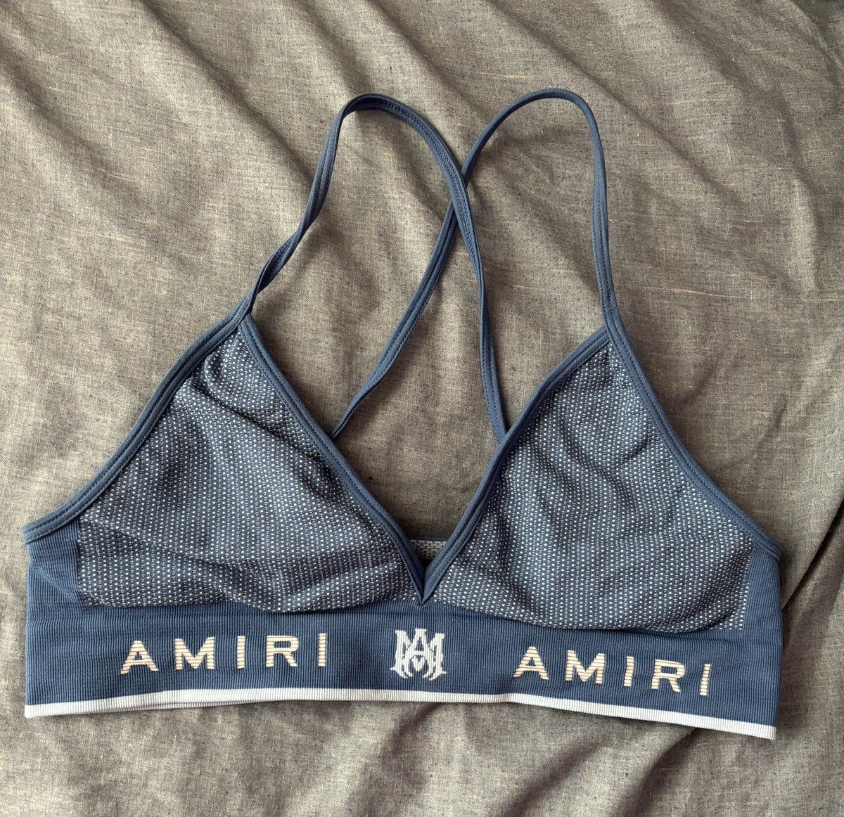Amiri Blue Amiri Bralette Size S / US 4 / IT 40 - 1 Thumbnail