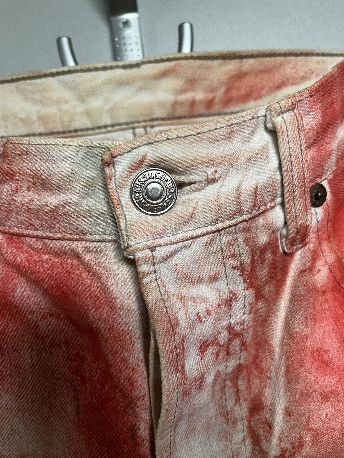 Designer × Levi's × Vintage Levi’s 501 W30 L32 Jeans U.S.A. Size 27" / US 4 / IT 40 - 4 Thumbnail