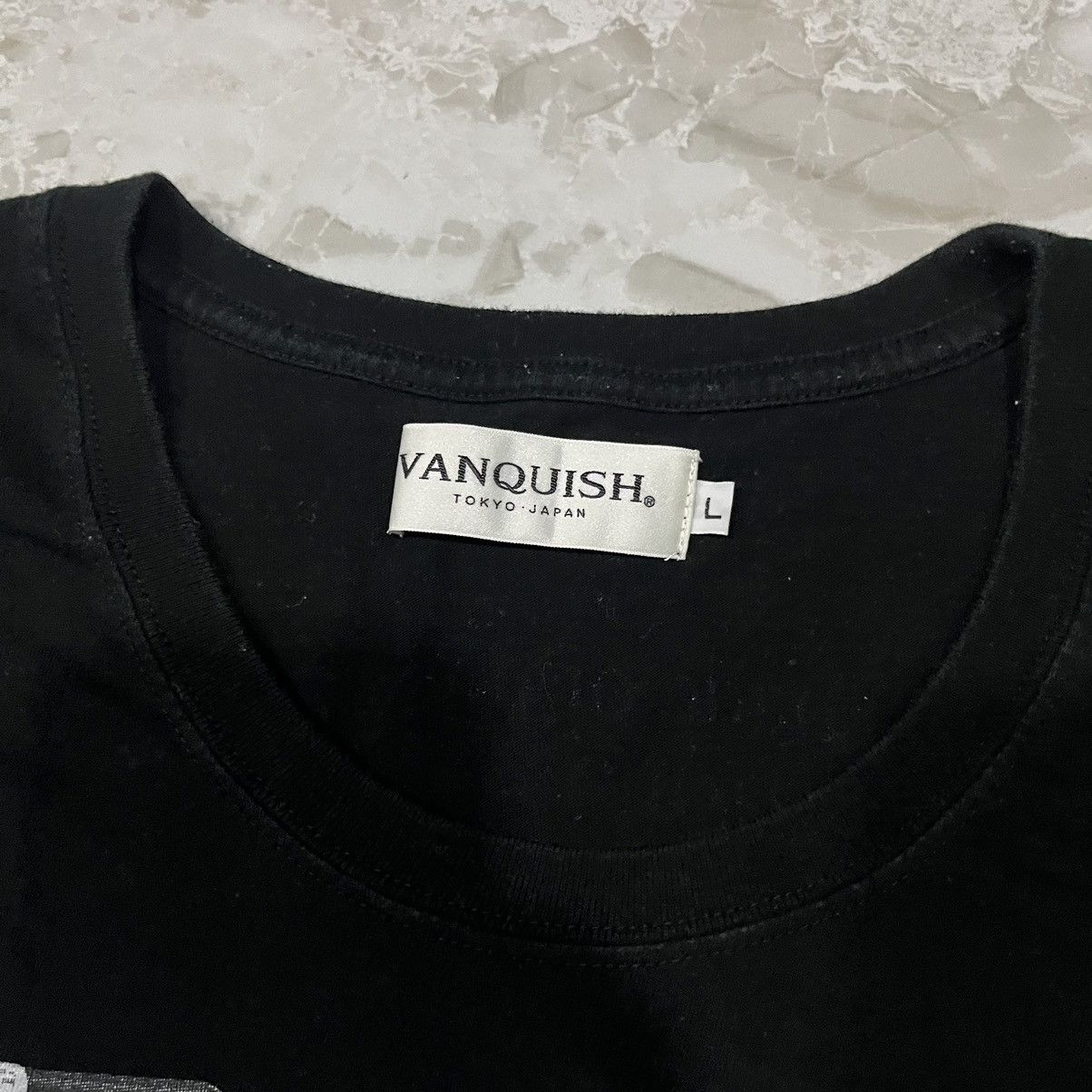 Japanese Brand × Vanquish Vanquish Tokyo Drug Black Tee Size US M / EU 48-50 / 2 - 5 Thumbnail