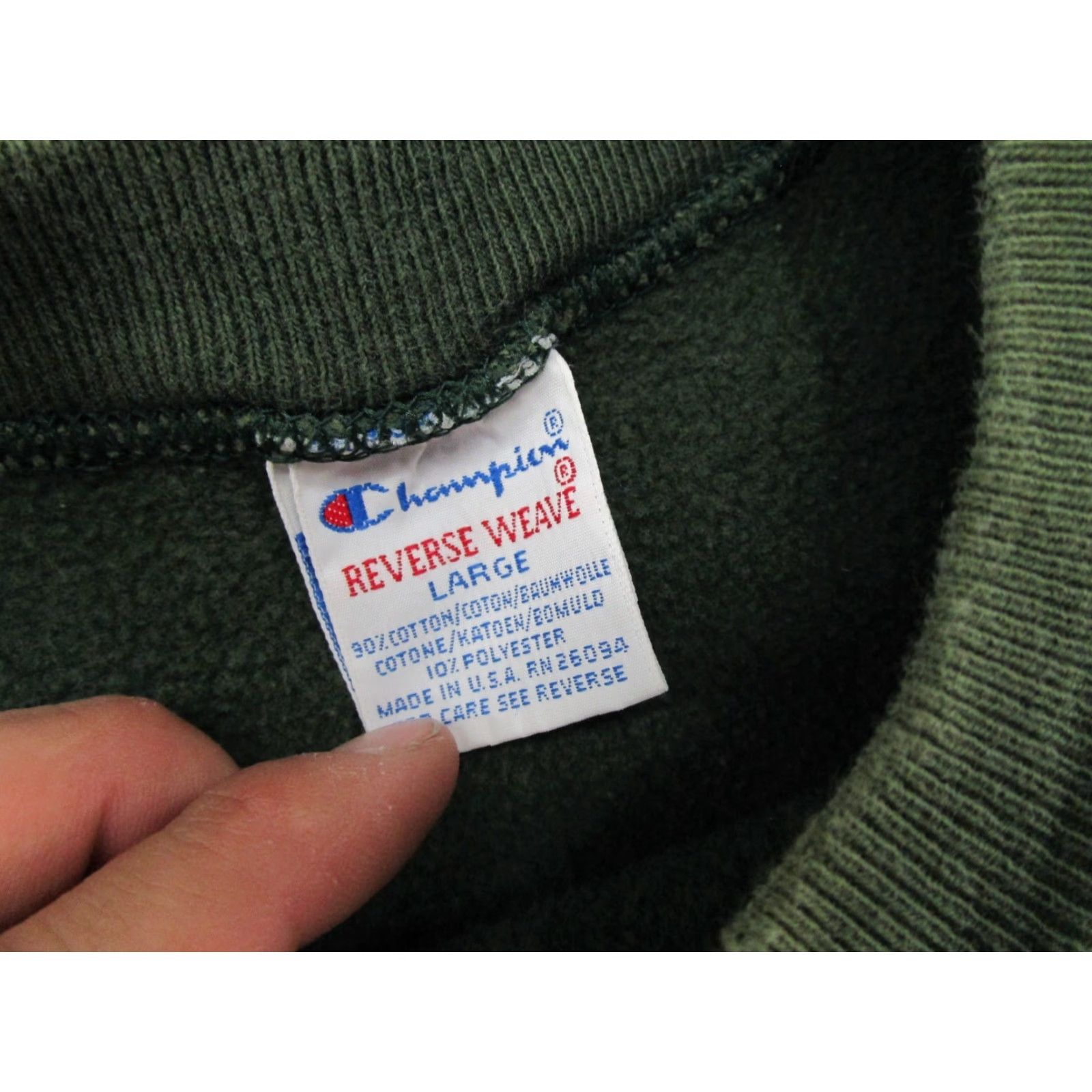Champion VTG Champion Reverse Weave University Wisconsin La Crosse Sweatshirt SZ L READ Shirt Mens Green Lacrosse Reversible 90s Size US L / EU 52-54 / 3 - 6 Thumbnail