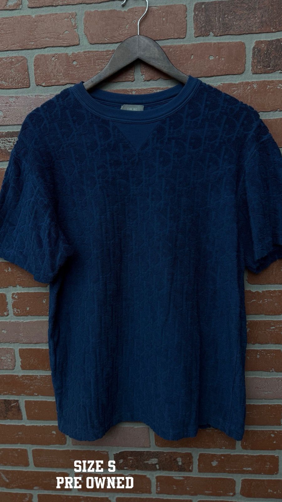 Dior Dior Oblique Blue Exlusive Color Tee Shirt Size Small Size US S / EU 44-46 / 1 - 7 Thumbnail