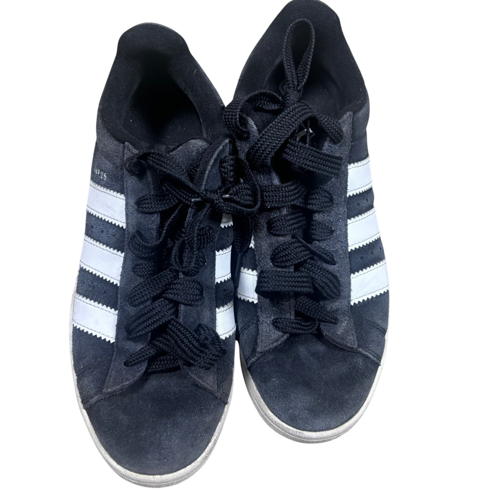 Adidas Adidas Campus shoes mens size 7 black and white streetwear Size US 7 / EU 40 - 3 Thumbnail