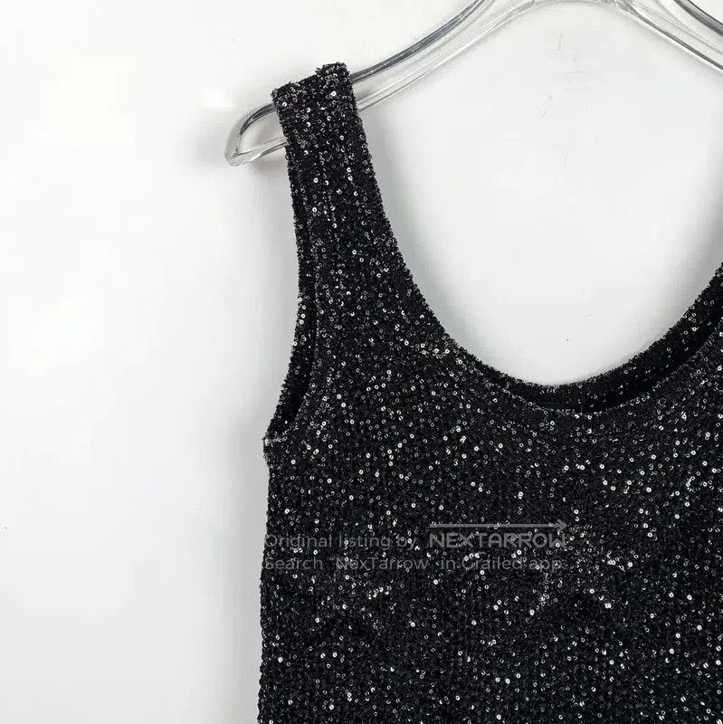 Chanel Chanel Black Sparkling Dress Size S . Size S / US 4 / IT 40 - 3 Thumbnail