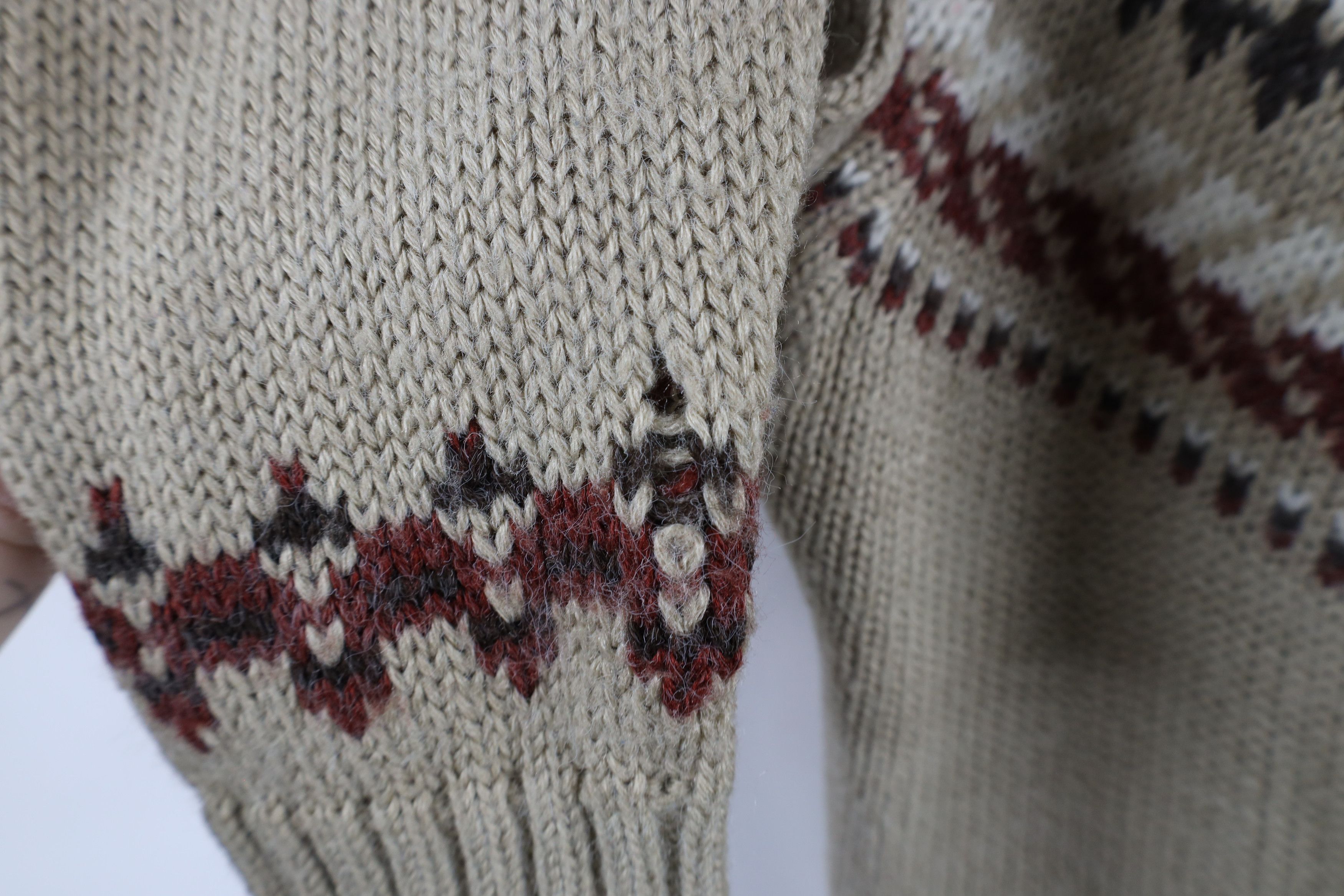 Vintage Vintage 90s Streetwear Fair Isle Knit Crewneck Sweater Size US M / EU 48-50 / 2 - 4 Thumbnail