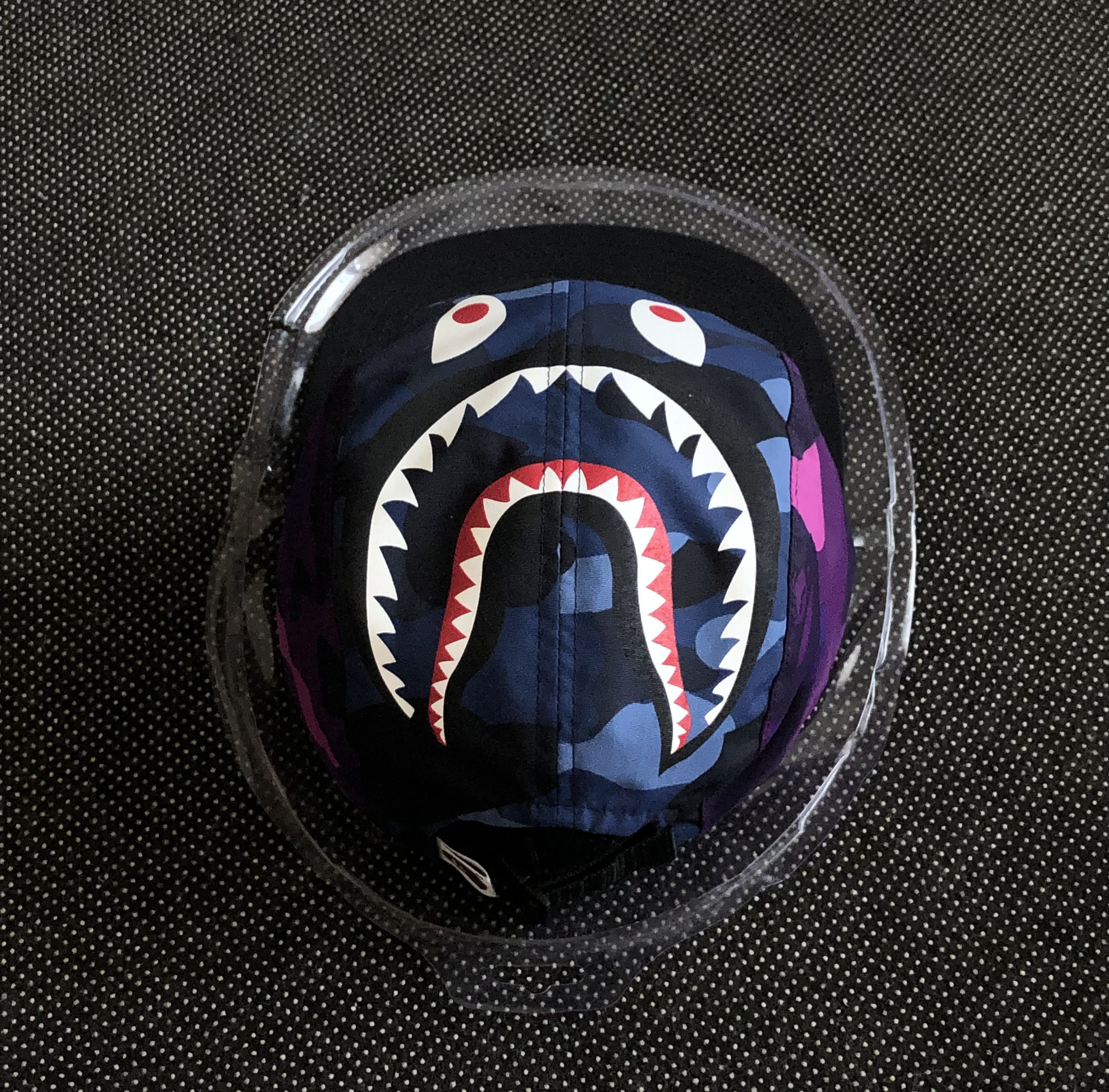 Bape SS21 WORLD GONE MAD COLOR CAMO SHARK JET 5-PANEL CAP Size ONE SIZE - 5 Thumbnail