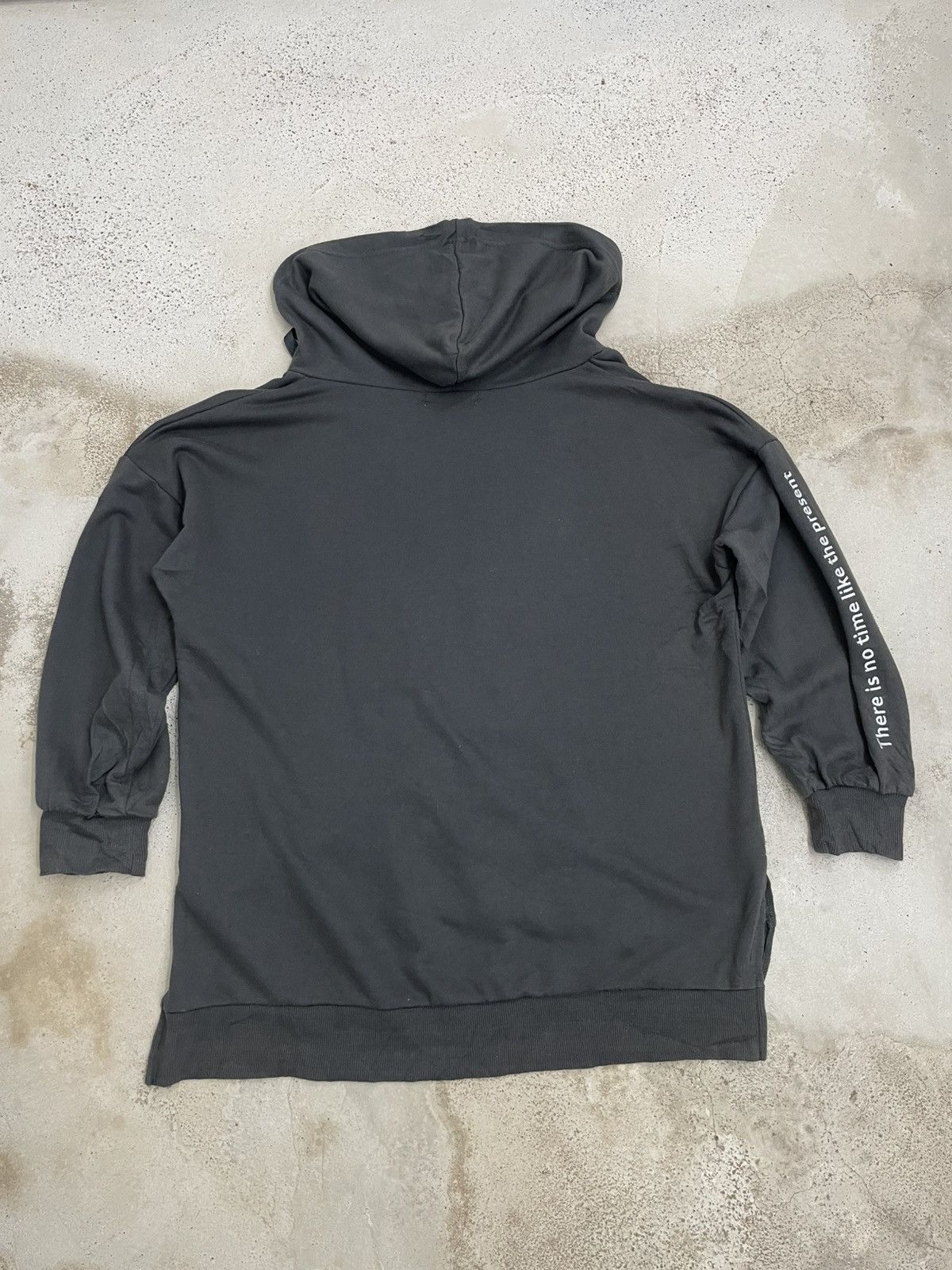 Japanese Brand Pink Latte There is not time like the present Crop Hoodie Size XS / US 0-2 / IT 36-38 - 2 Thumbnail
