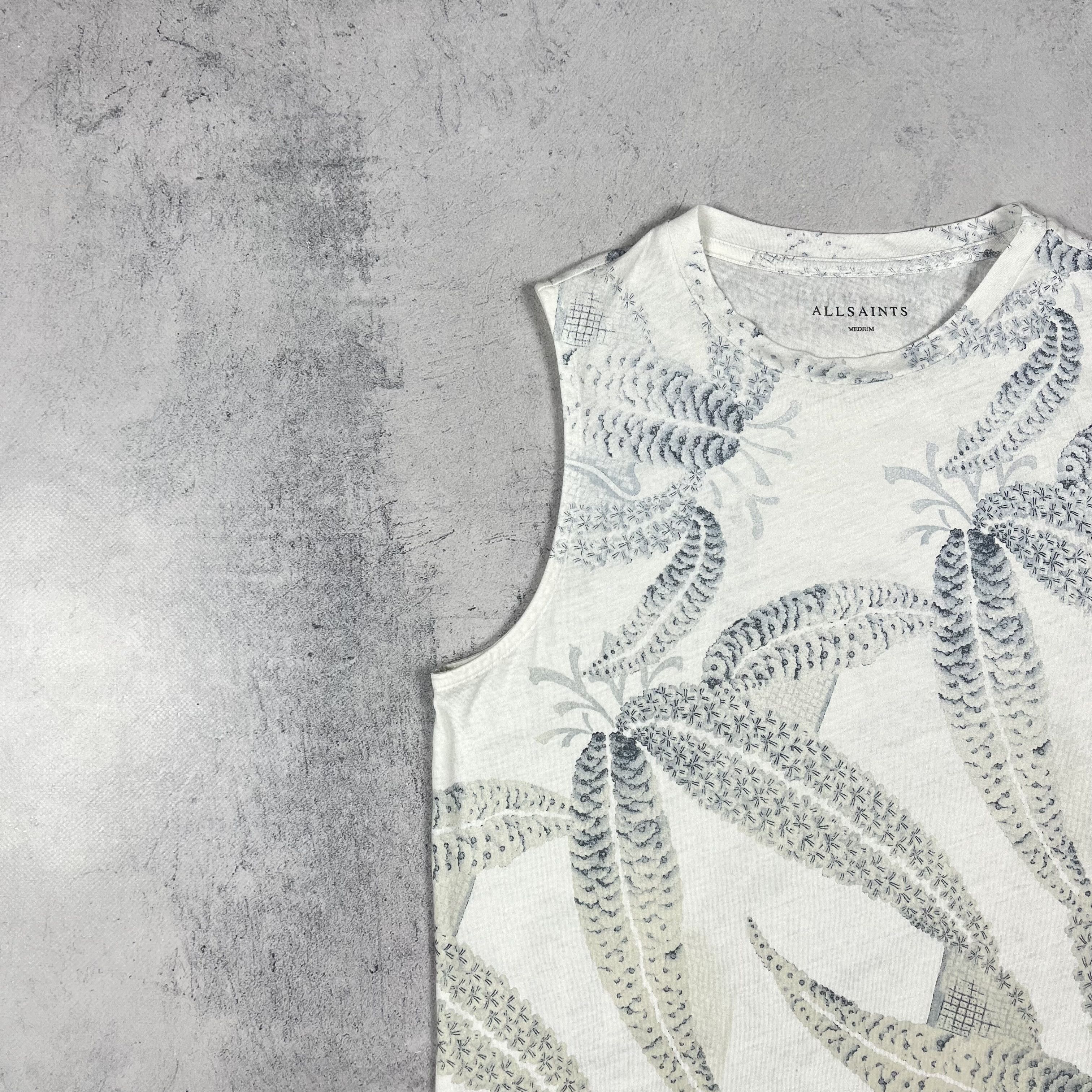 Allsaints Designer AllSaints Fuji Eli Floral Ladies Tank-Top Sleveless Size M / US 6-8 / IT 42-44 - 9 Thumbnail